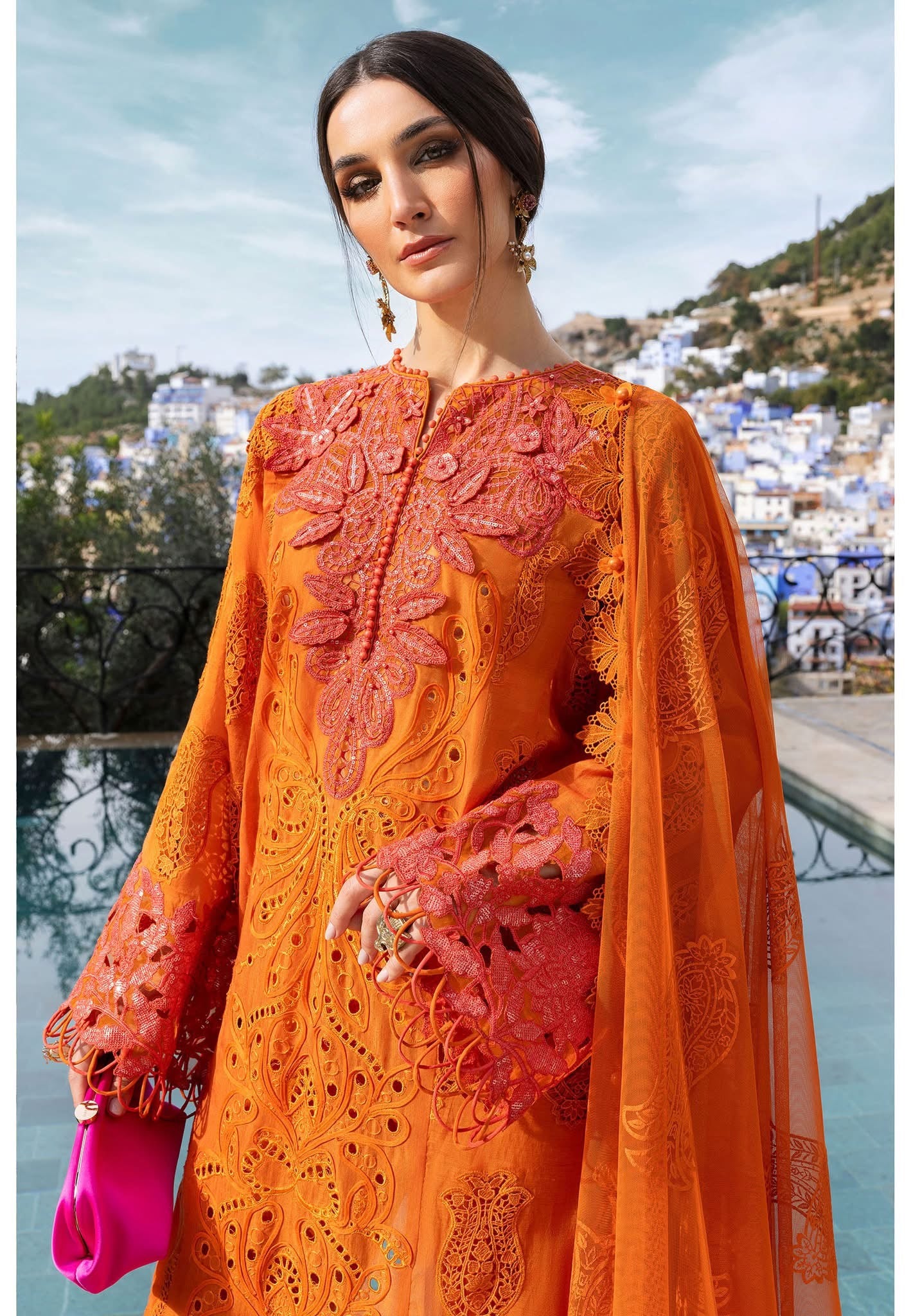 Maria B luxury lawn suits 2025 - 5B
