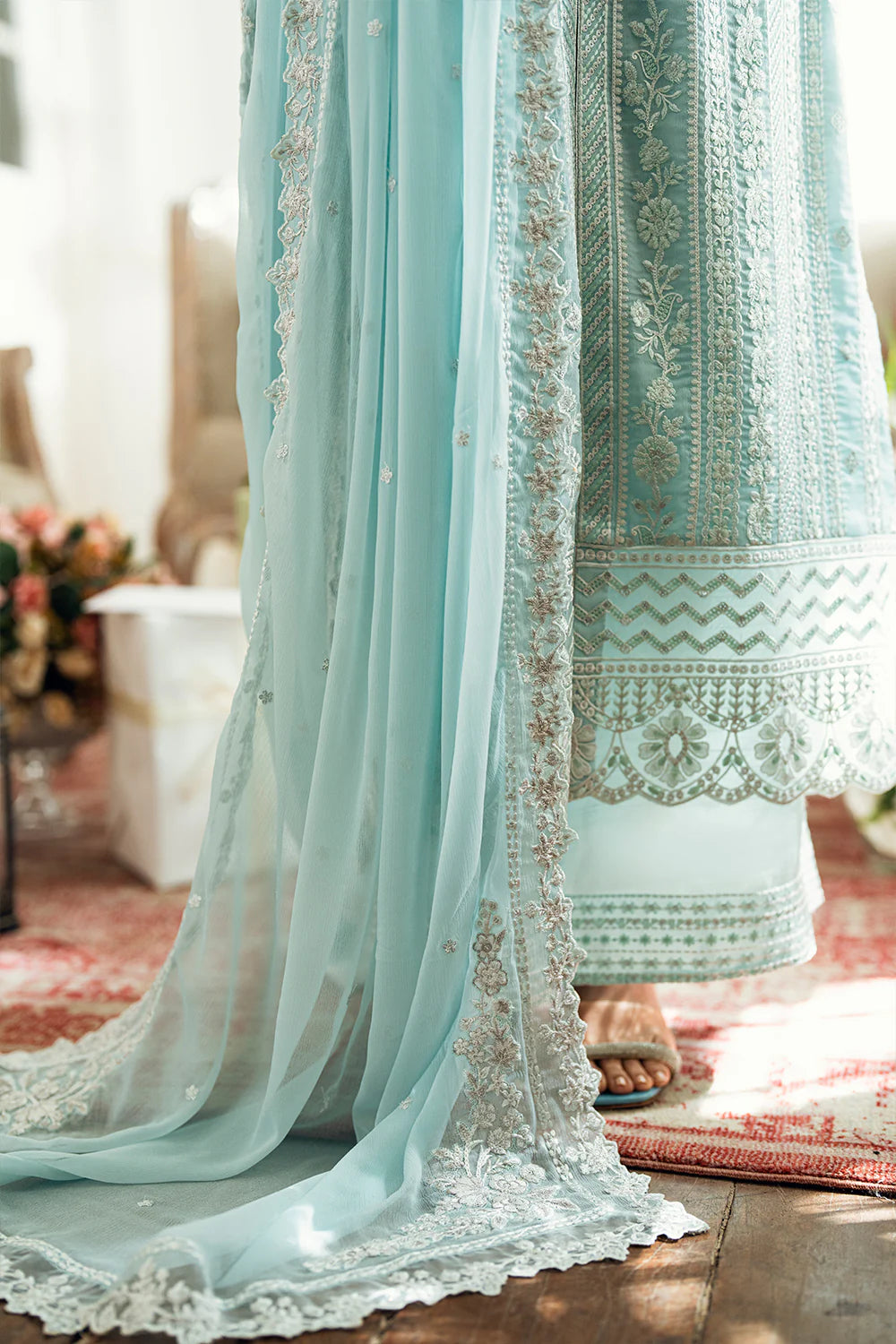 Azure Luxe Eid Drop 3 Chiffon Collection 2025 - Azure Glow