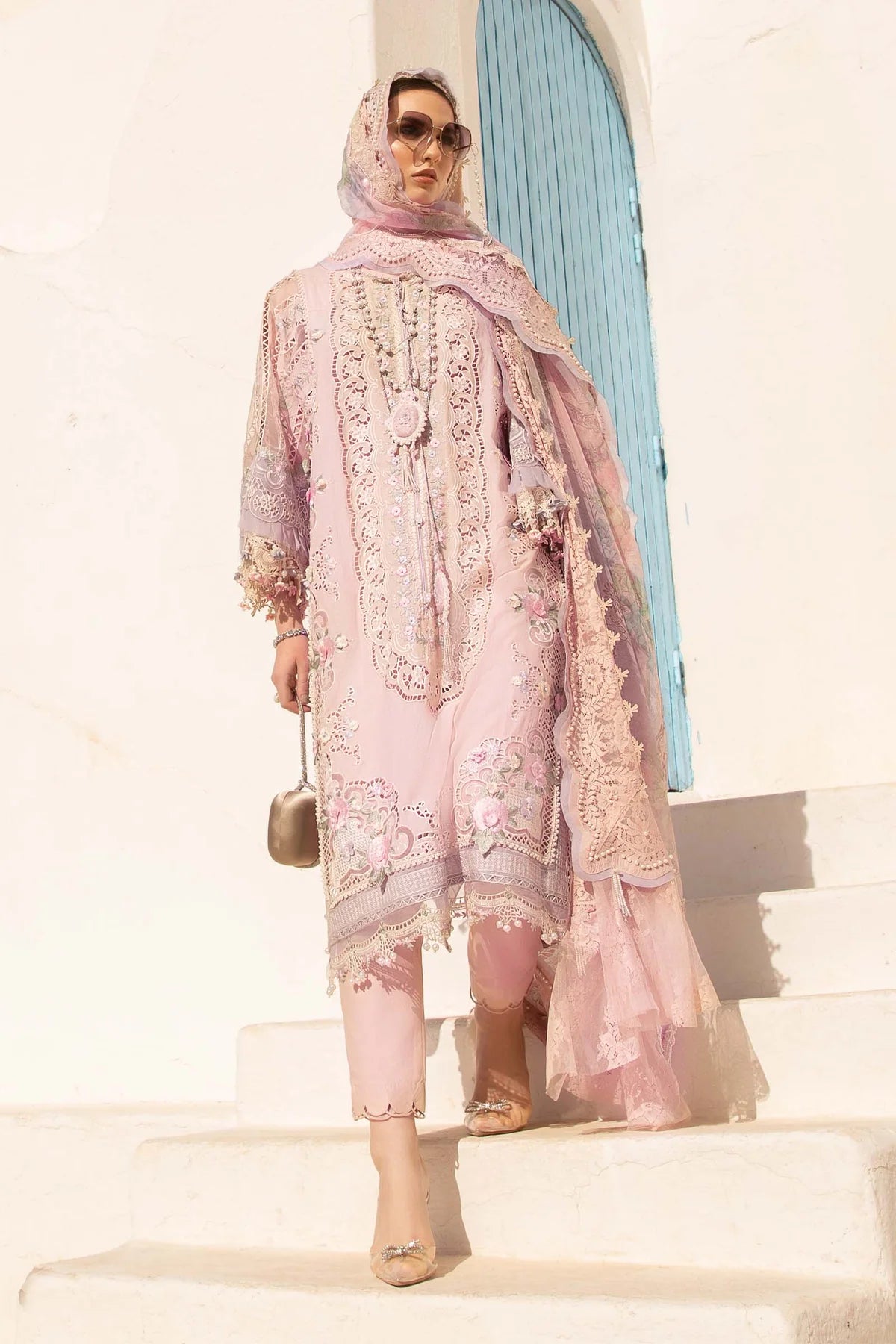 MARIA B Luxury Lawn Suits | 2024 | 6A