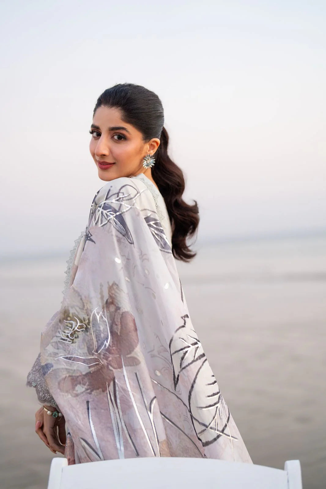 Saagar by aabyaan luxury festive unstitched lawn suits 2025 | zumar - AS-10