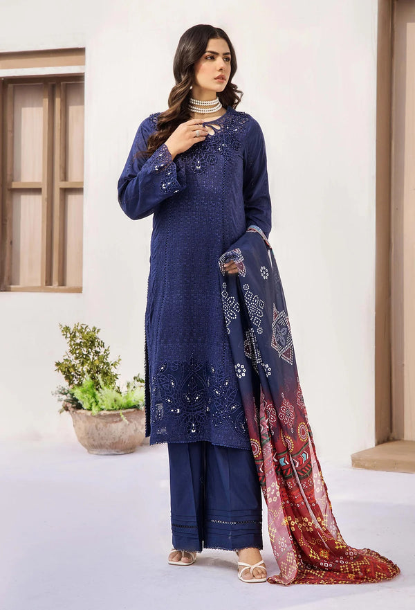 Adan’s libas rumi unstitched schiffli lawn suits 2025-10