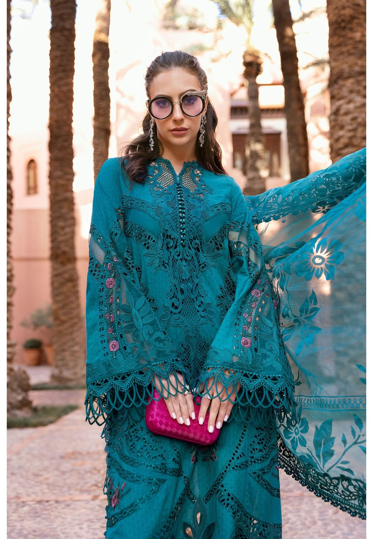 Maria B luxury lawn suits 2025 - 13B
