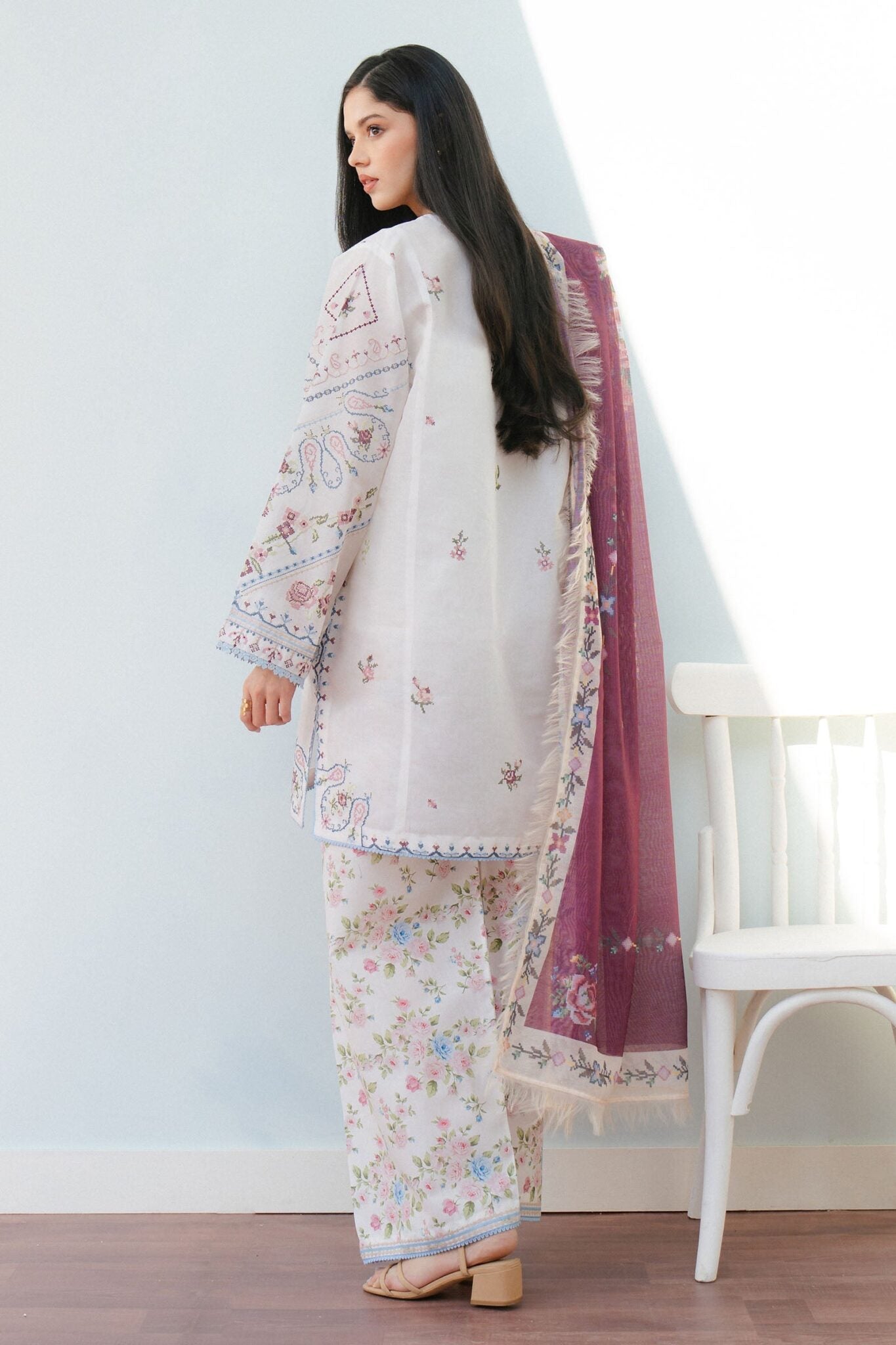 Coco by Zara Shahjahan Embroidered lawn suits 2025 - 2B