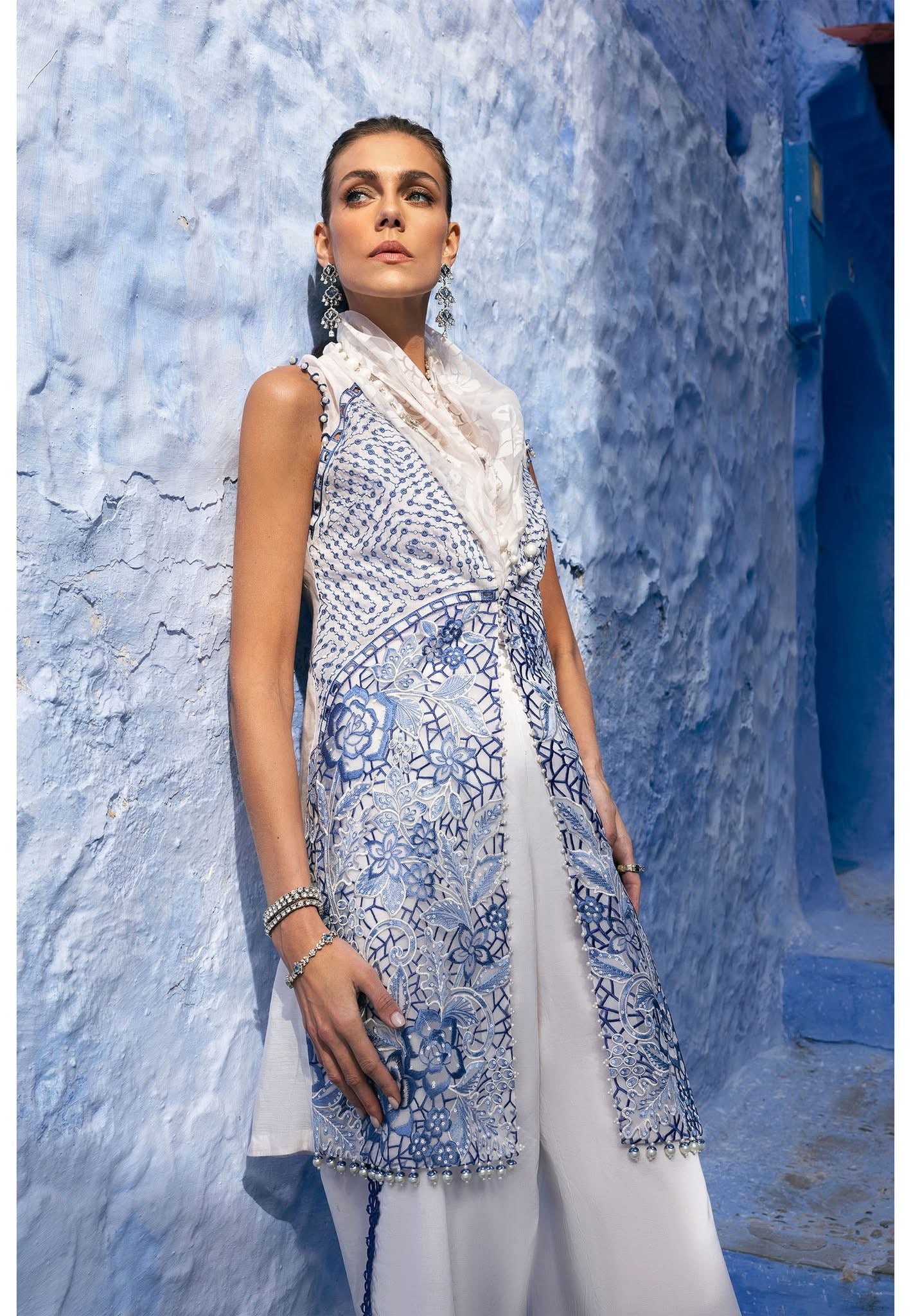 Maria B luxury lawn suits 2025 - 10A