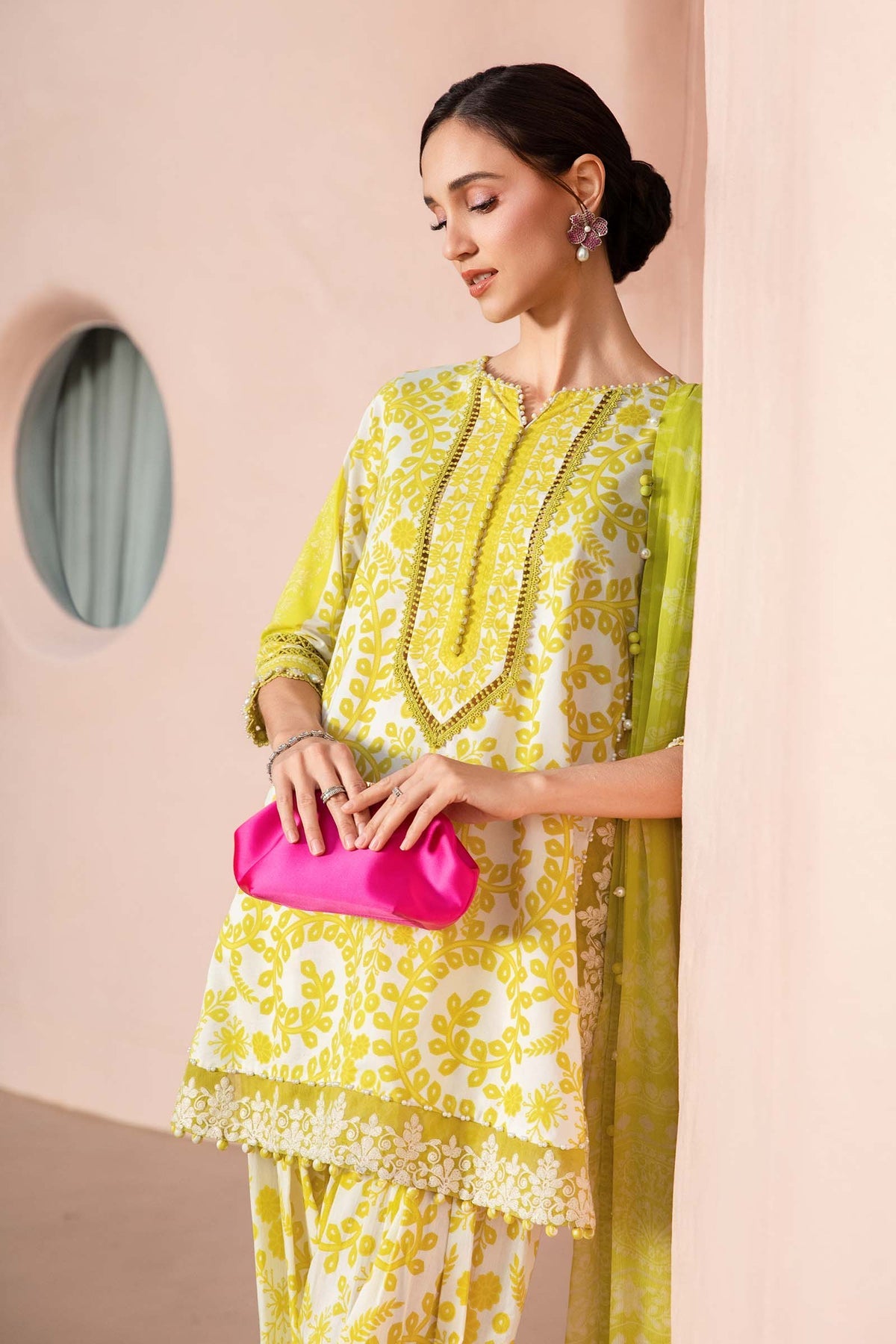 Maria B Mprints spring summer unstitched lawn suits 2025 | 4A