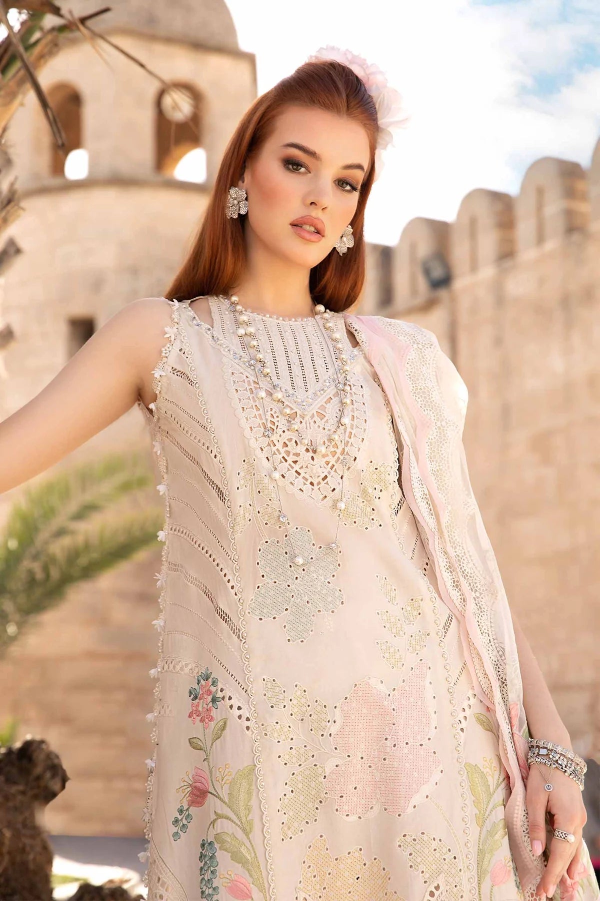 MARIA B Luxury Lawn Suits | 2024 | 7A