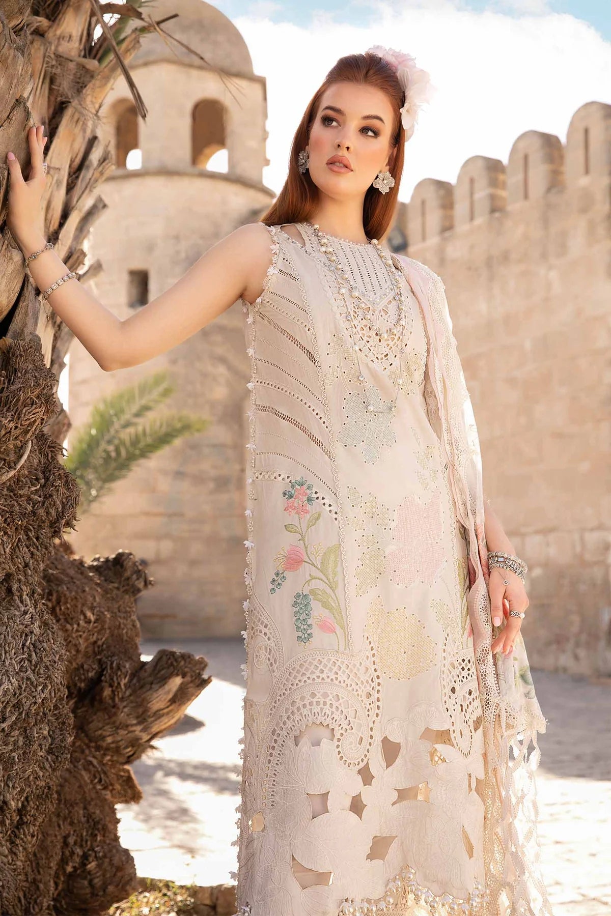 MARIA B Luxury Lawn Suits | 2024 | 7A