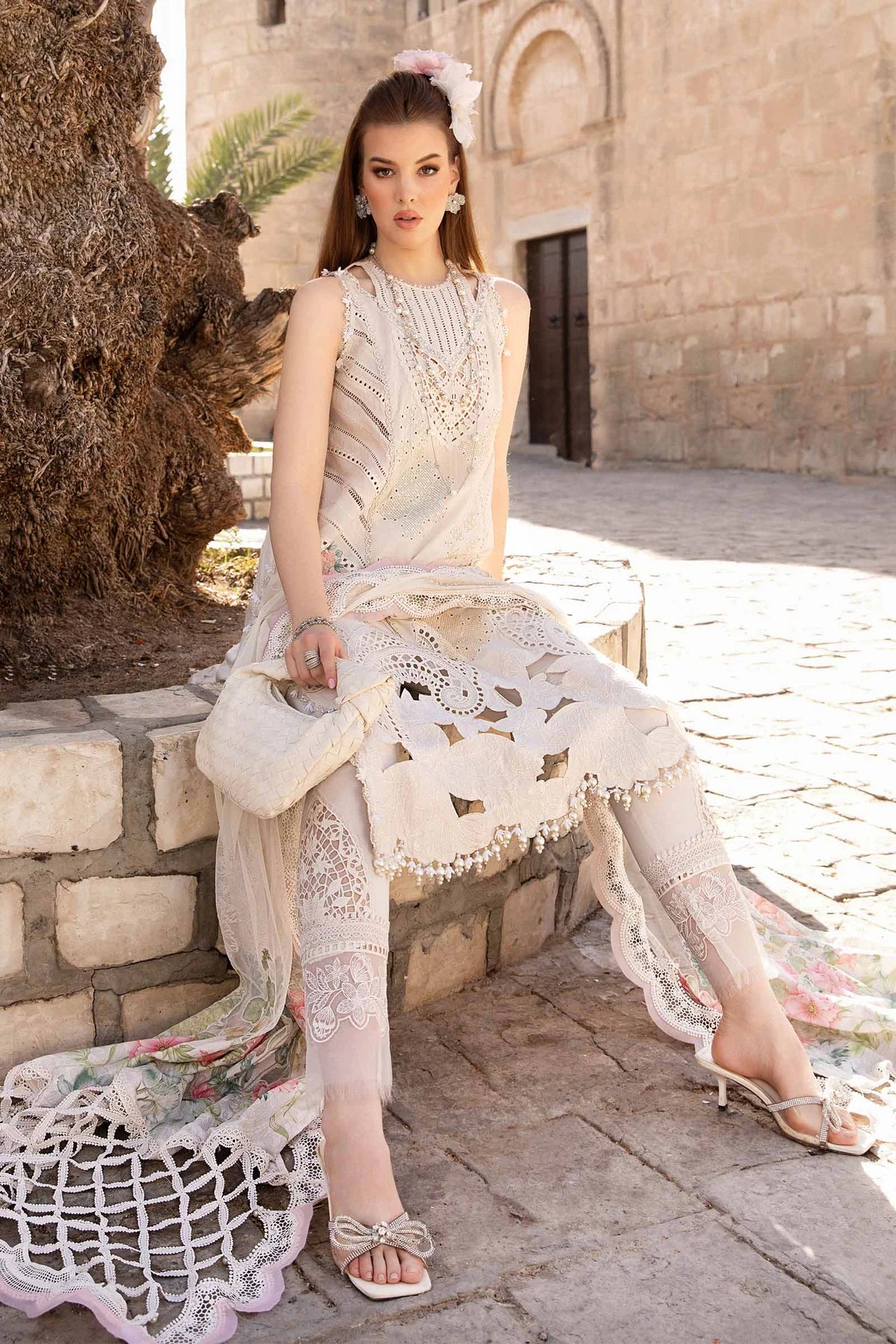 MARIA B Luxury Lawn Suits | 2024 | 7A