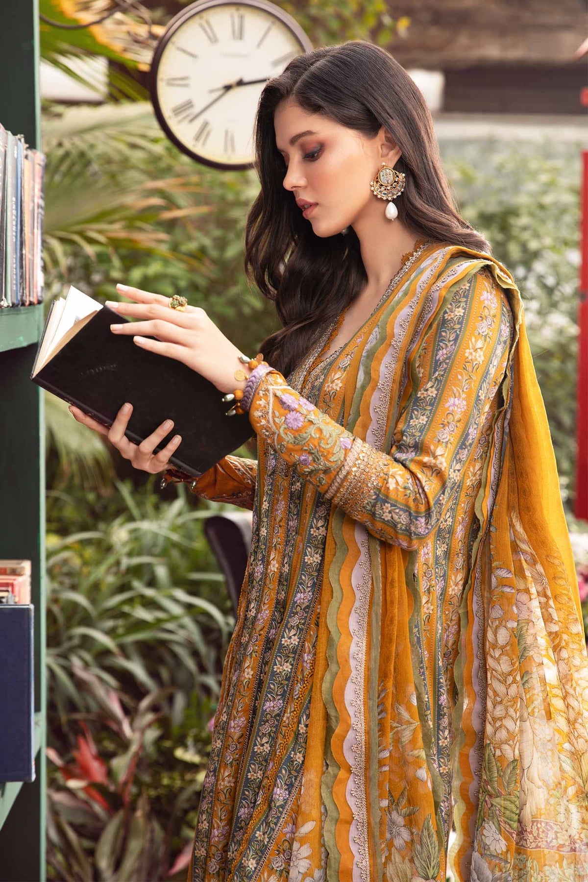 MARIA B M.Prints | Spring Summer Lawn Suits : 2024 | 7A