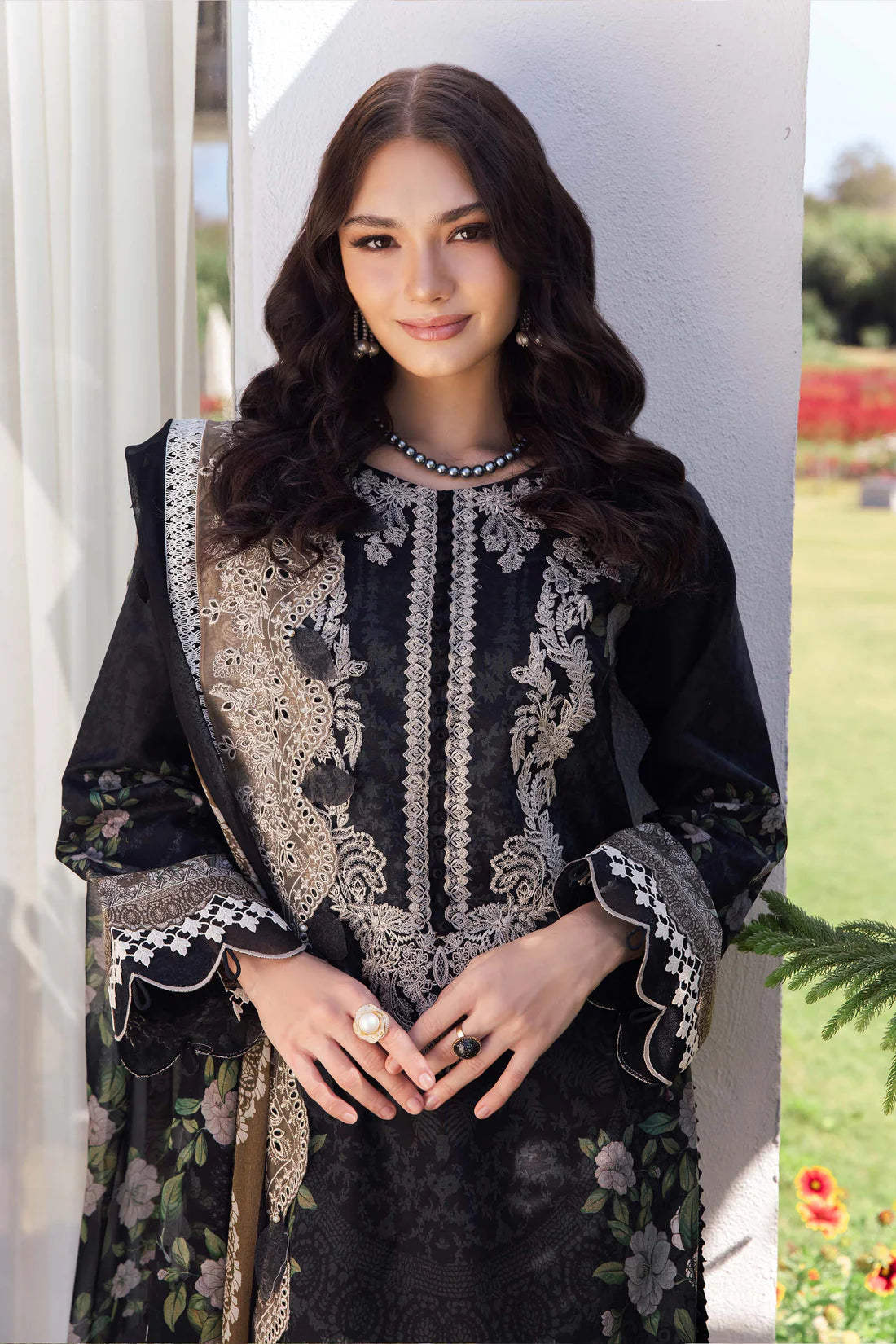 Jade Needle Wonder unstitched lawn collection 2025 - 20746