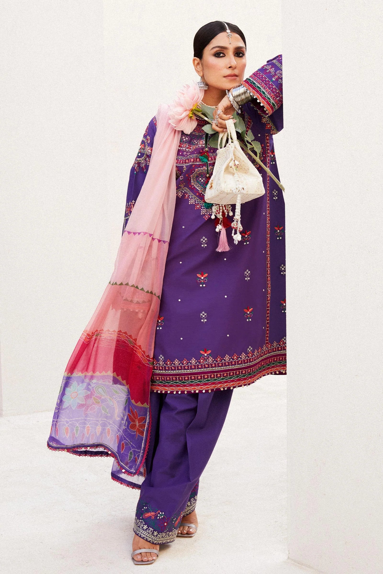 Zara Shahjahan Luxury Lawn Suits | 2024 | 7B