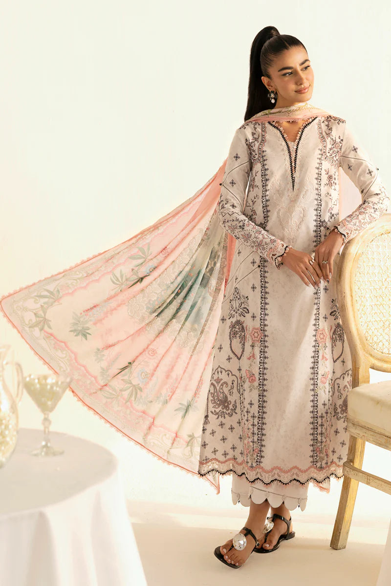 Qalamkar Qprints unstitched lawn suits - 2025 - Lyra