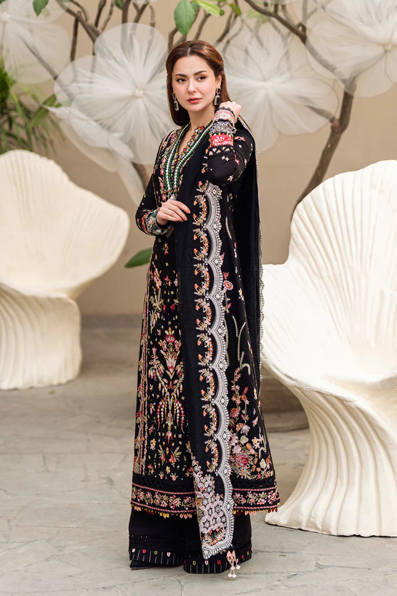 Qalamkar Sahil luxury unstitched lawn suits 2025 - FK-15-Hannah