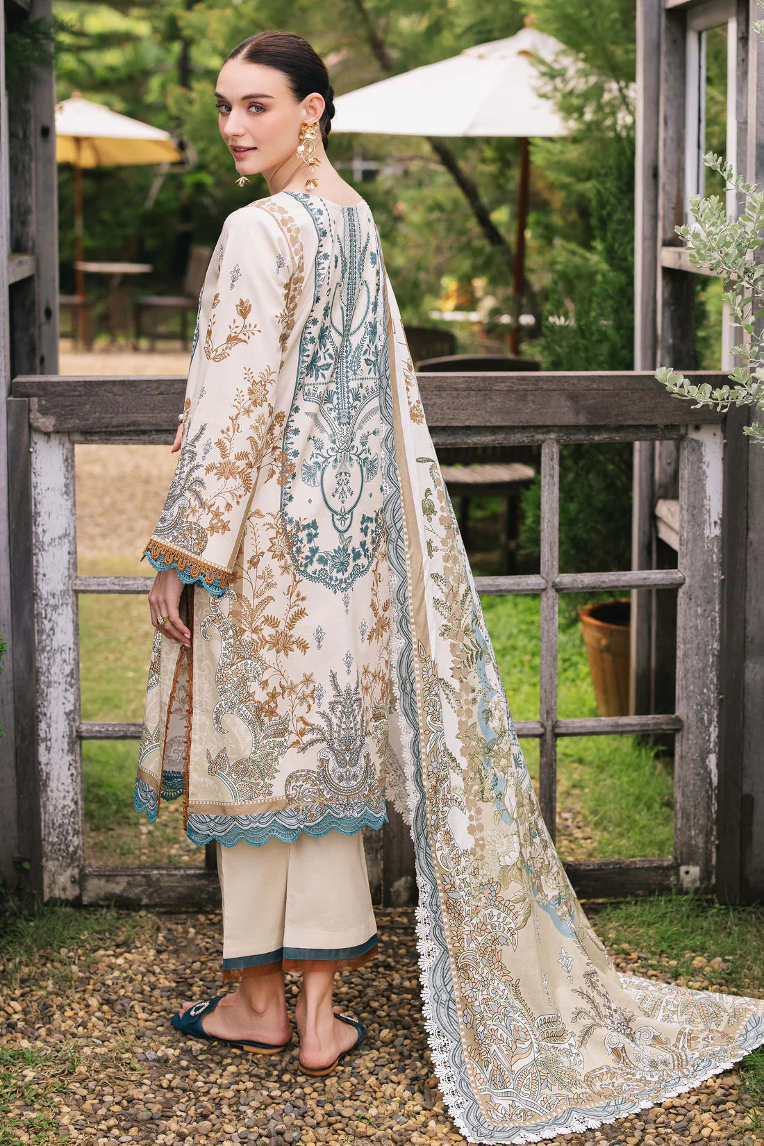 Jade urbane digital printed lawn collection 2025 | 20719-A
