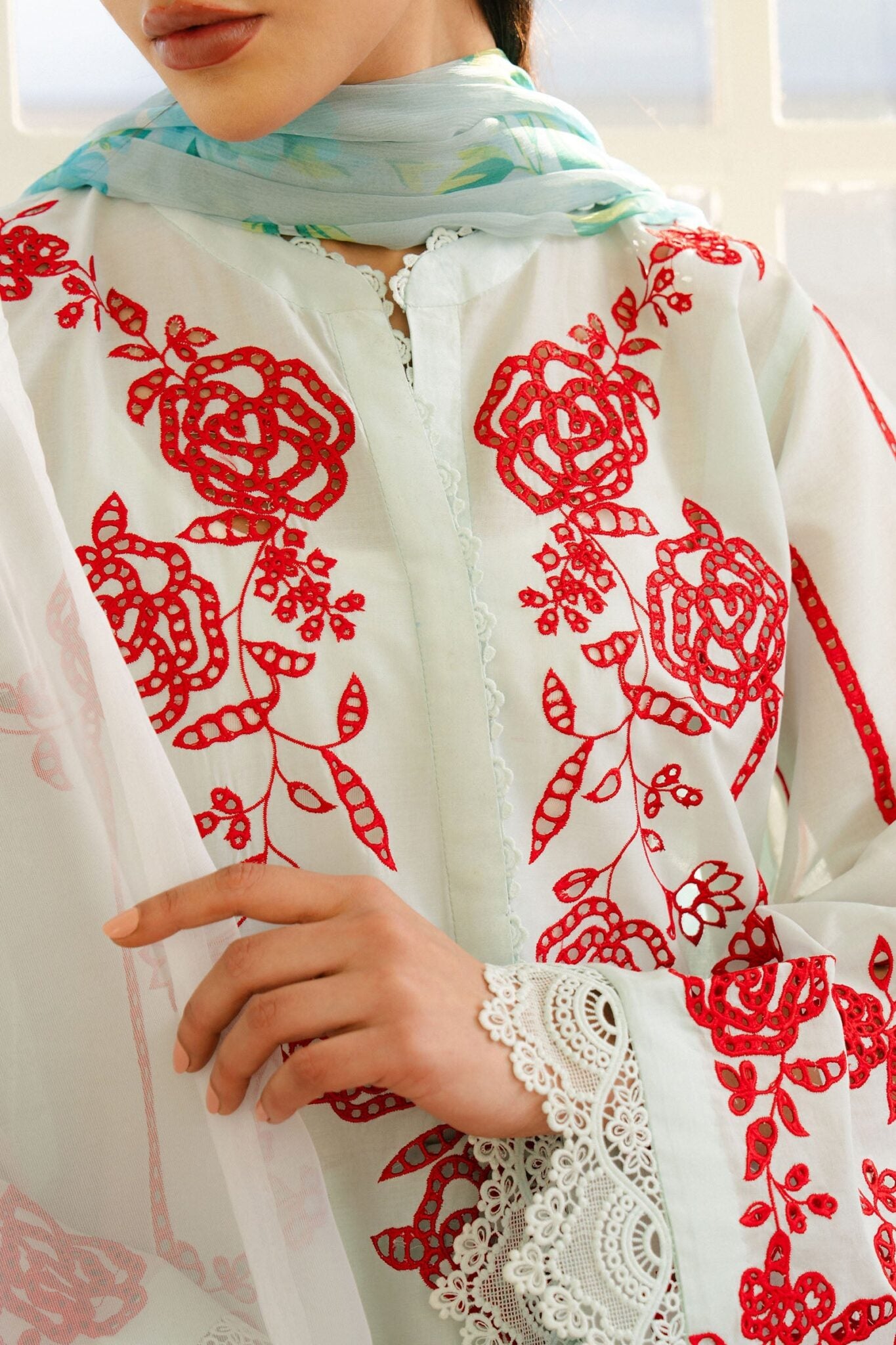 Coco by Zara Shahjahan Embroidered lawn suits 2025 - 7A