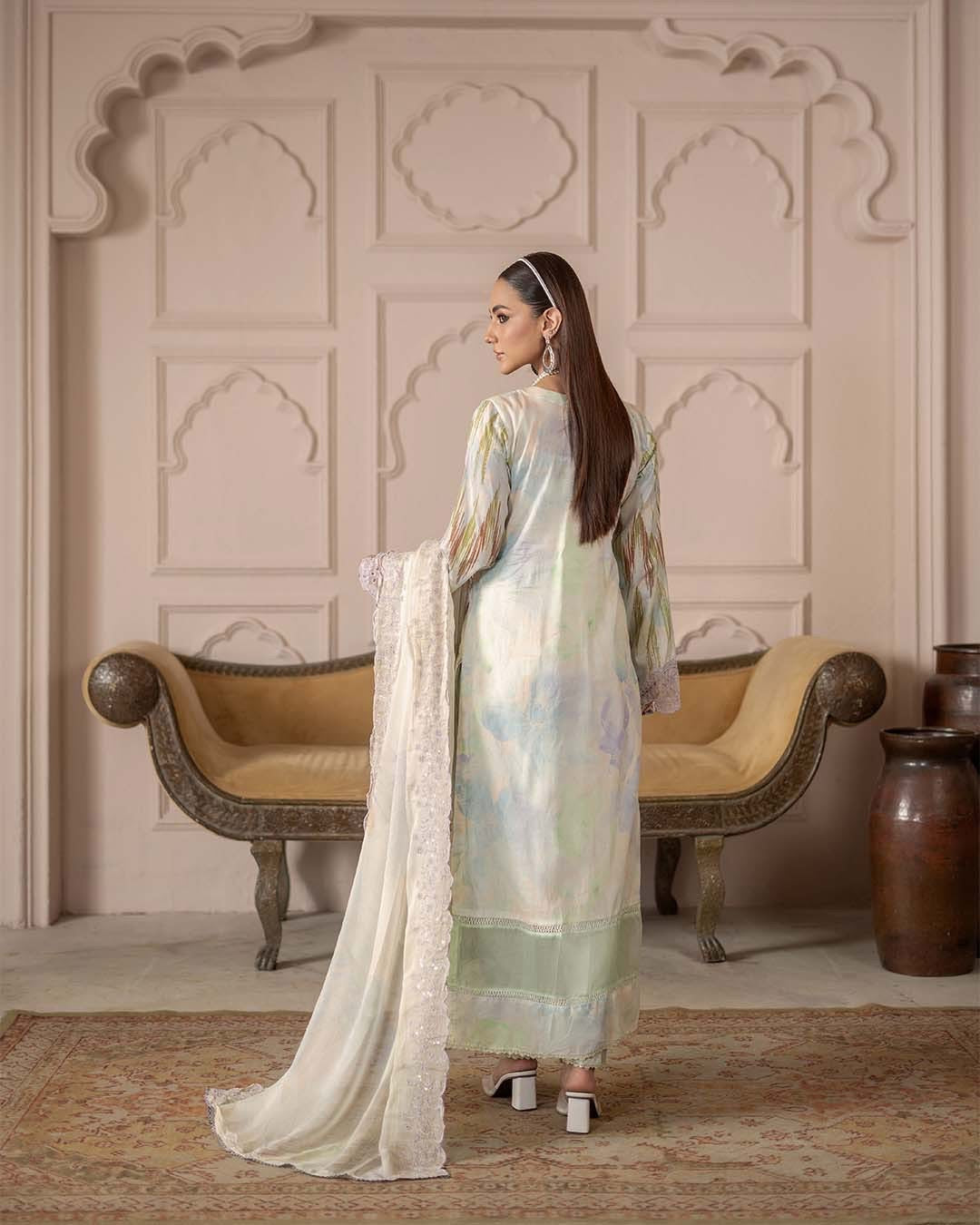 Alzohaib sunshine bloom premium edition unstitched lawn suits 2025 - 12
