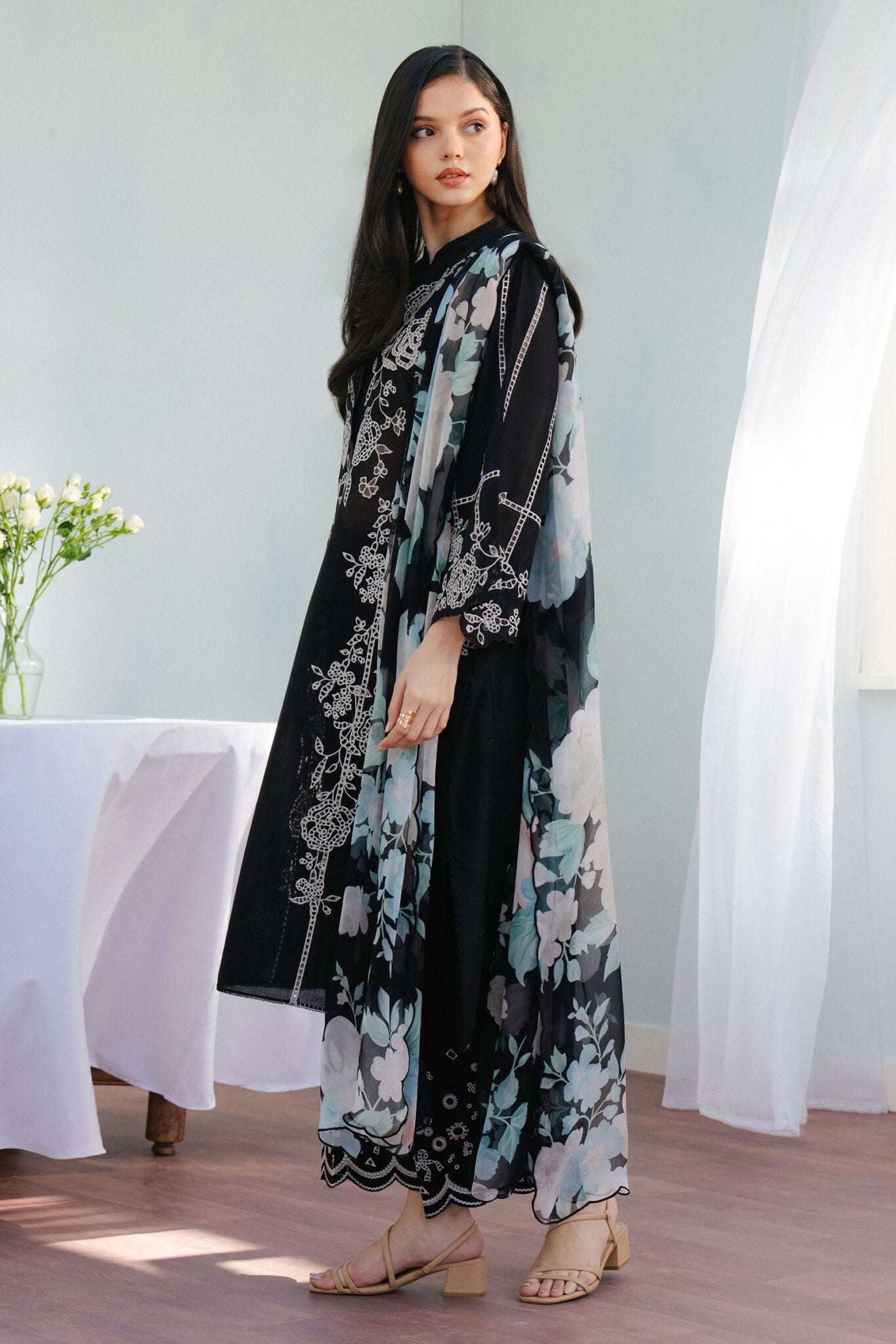 Coco by Zara Shahjahan Embroidered lawn suits 2025 - 7B