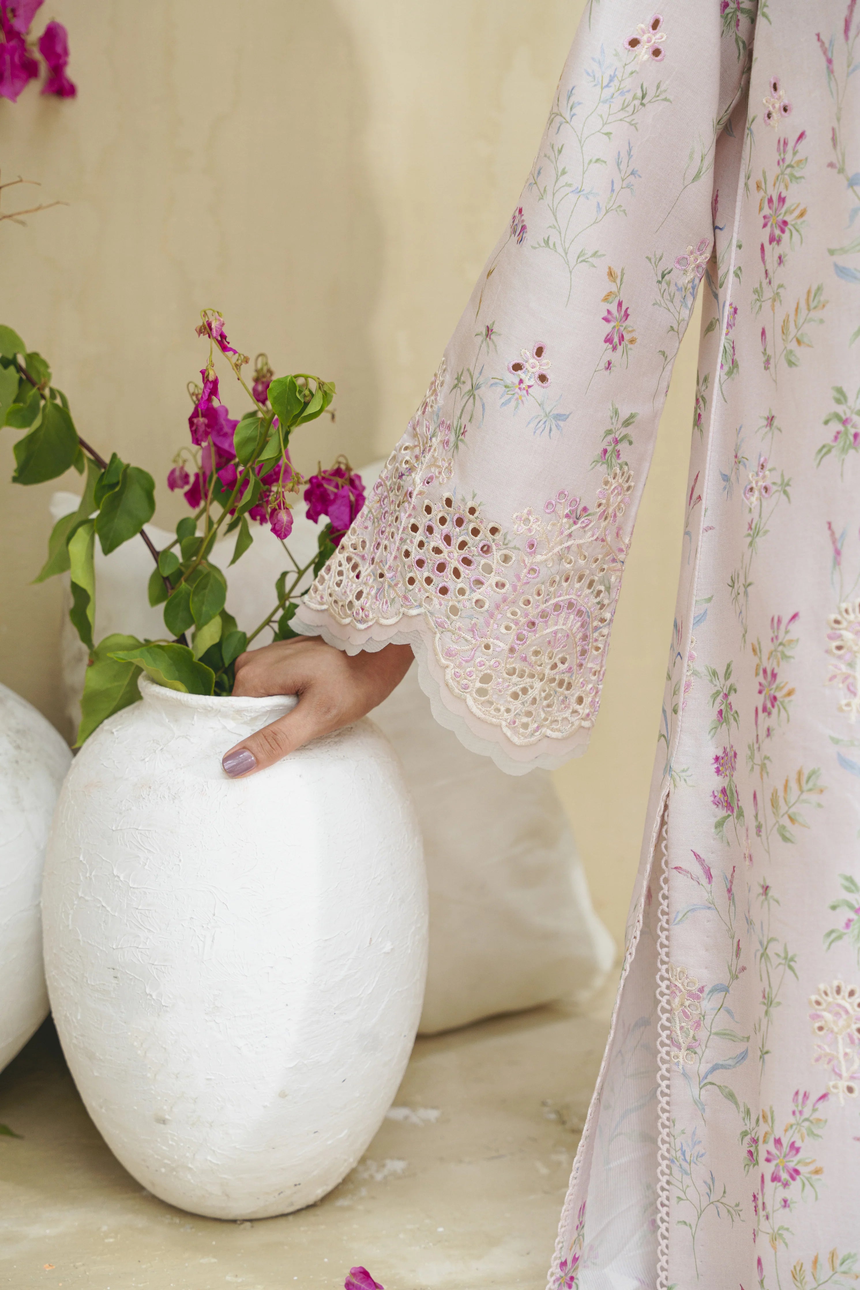 Shezlin chikankari unstitched lawn suits 2025 - Ceyda(Af-05)