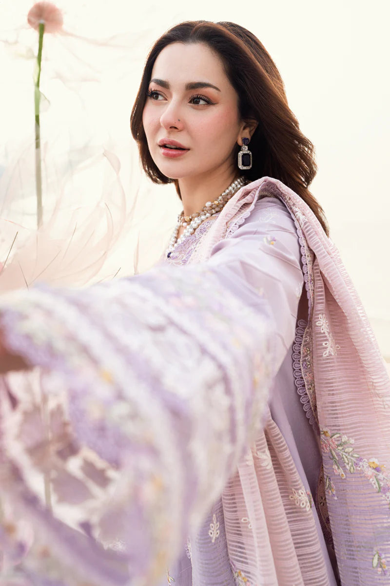 Qalamkar Sahil luxury unstitched lawn suits 2025 - FK-09