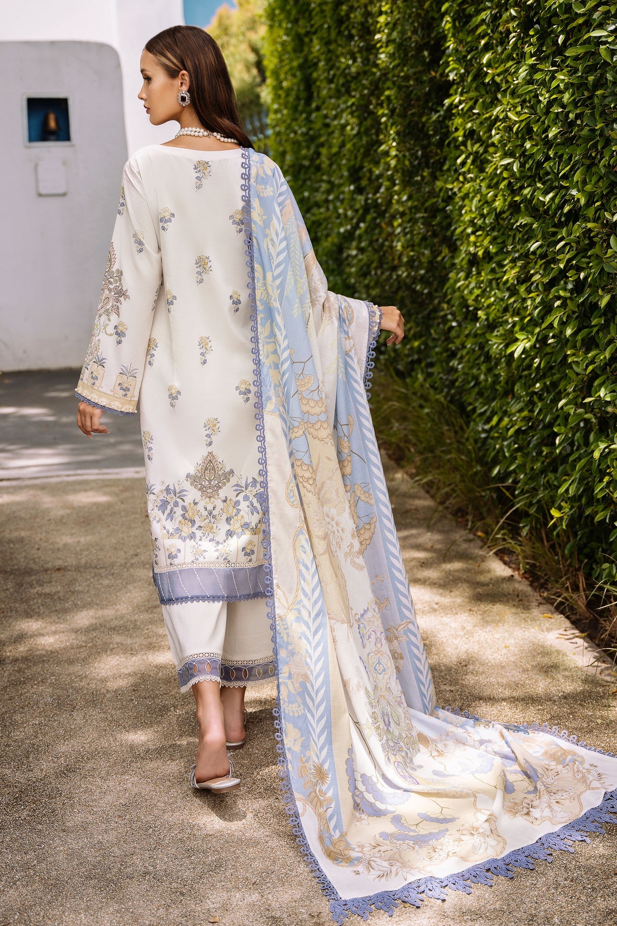 Jade urbane unstitched printed lawn suits - 20634B