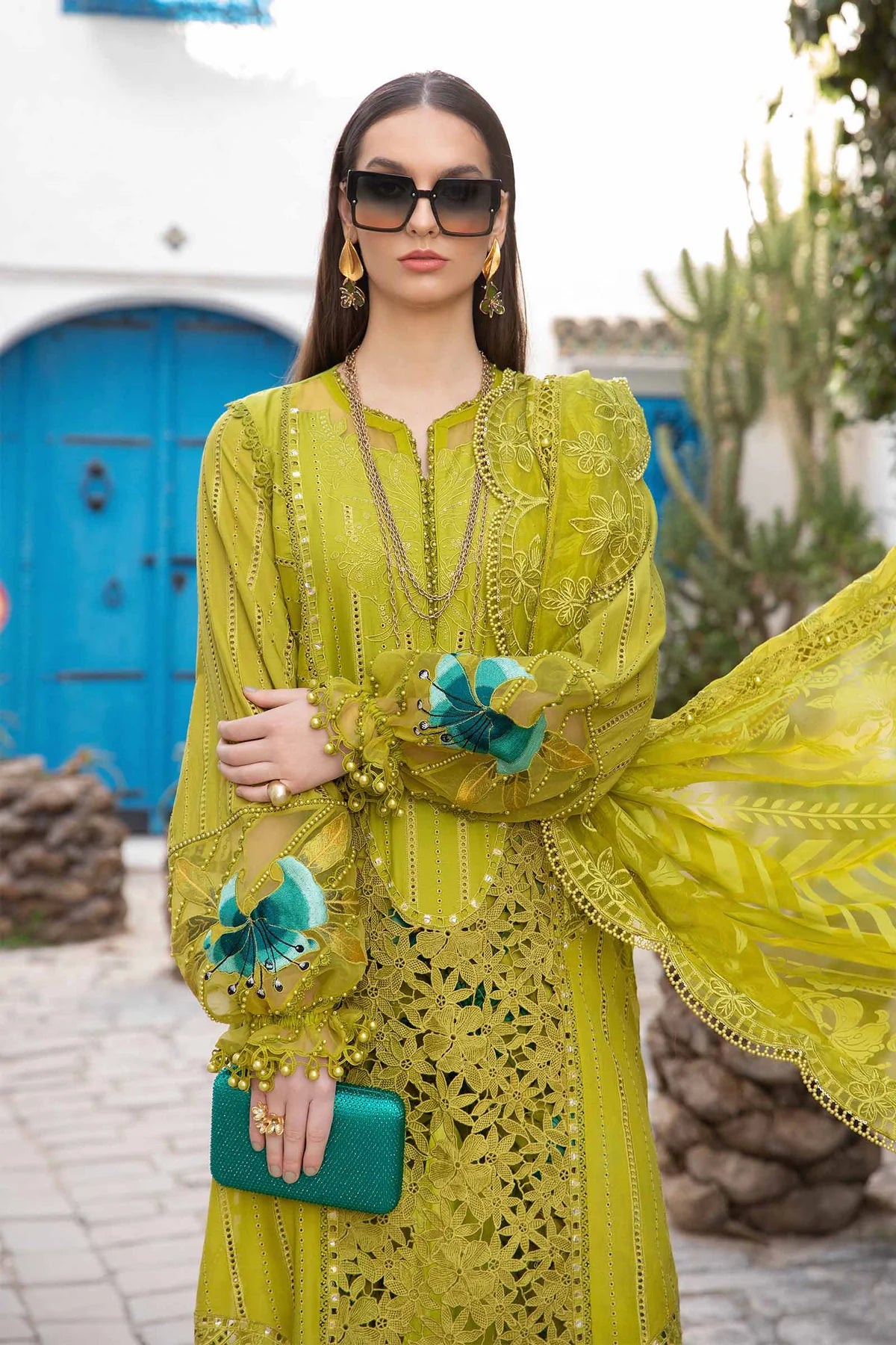 MARIA B Luxury Lawn Suits | 2024 | 8A