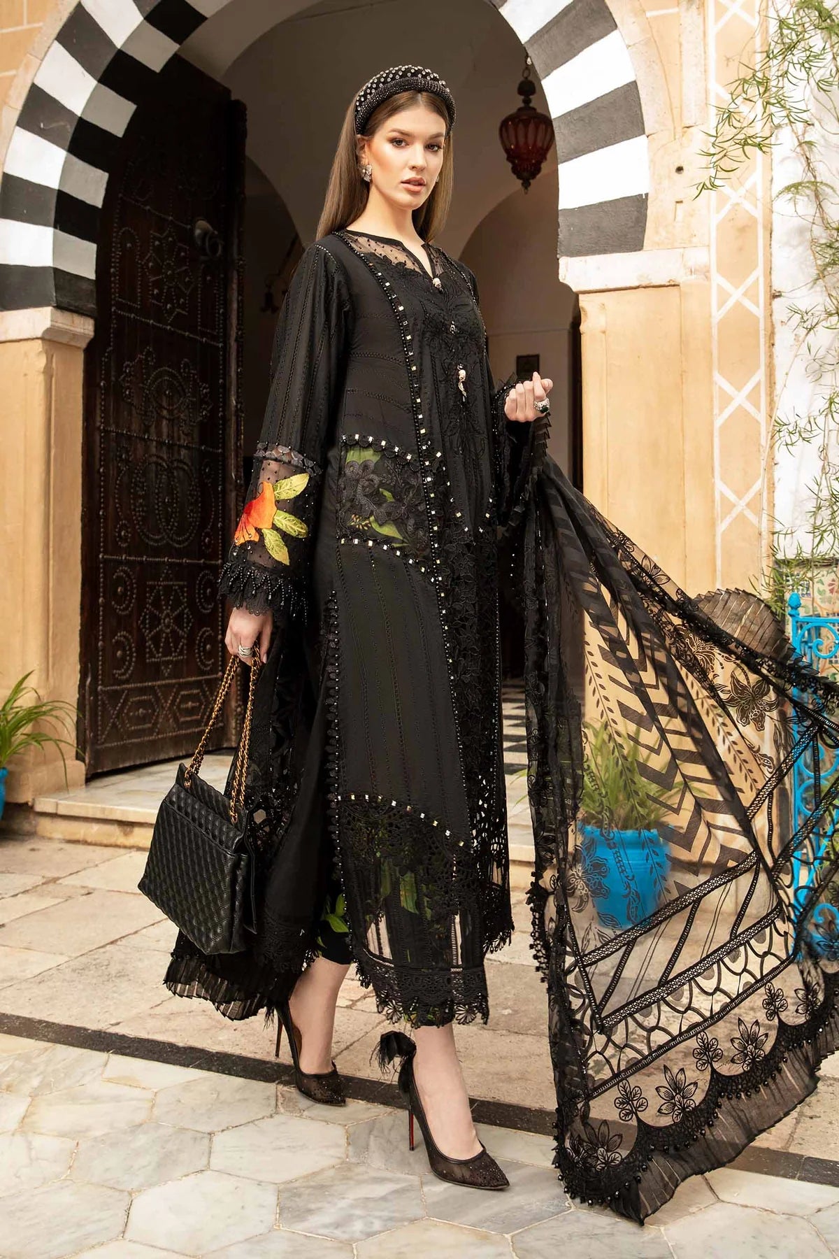 MARIA B Luxury Lawn Suits | 2024 | 8B