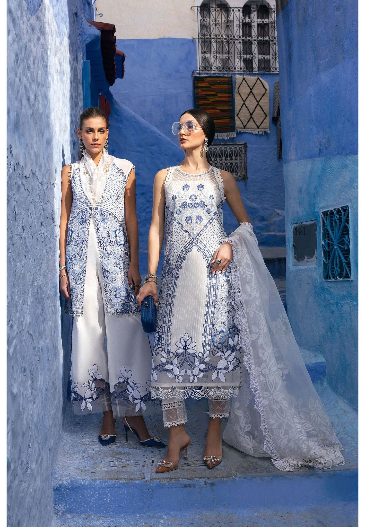 Maria B luxury lawn suits 2025 - 10A