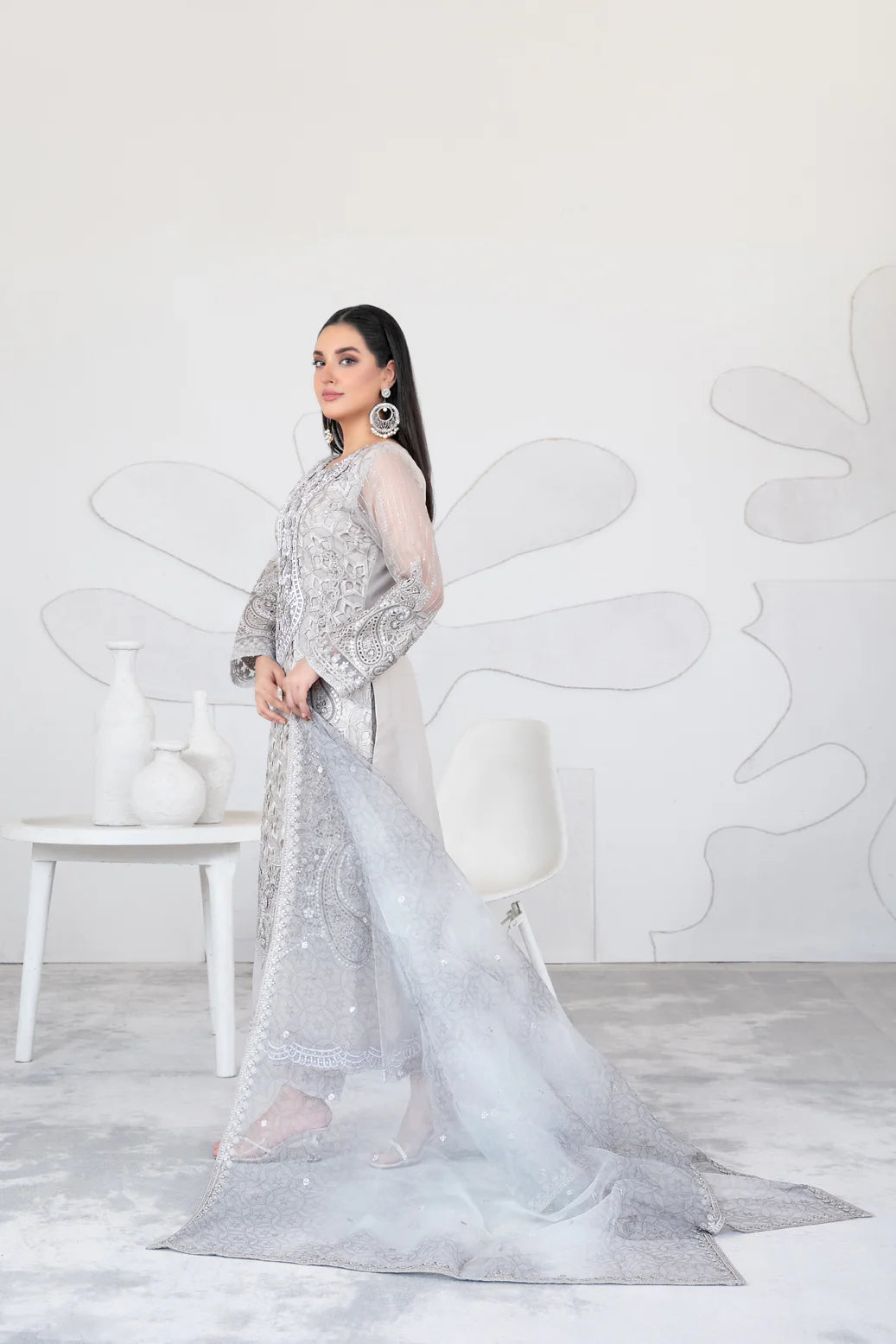 Tawakkal Gelareh Semi stitched organza suits 2025 - D-3657