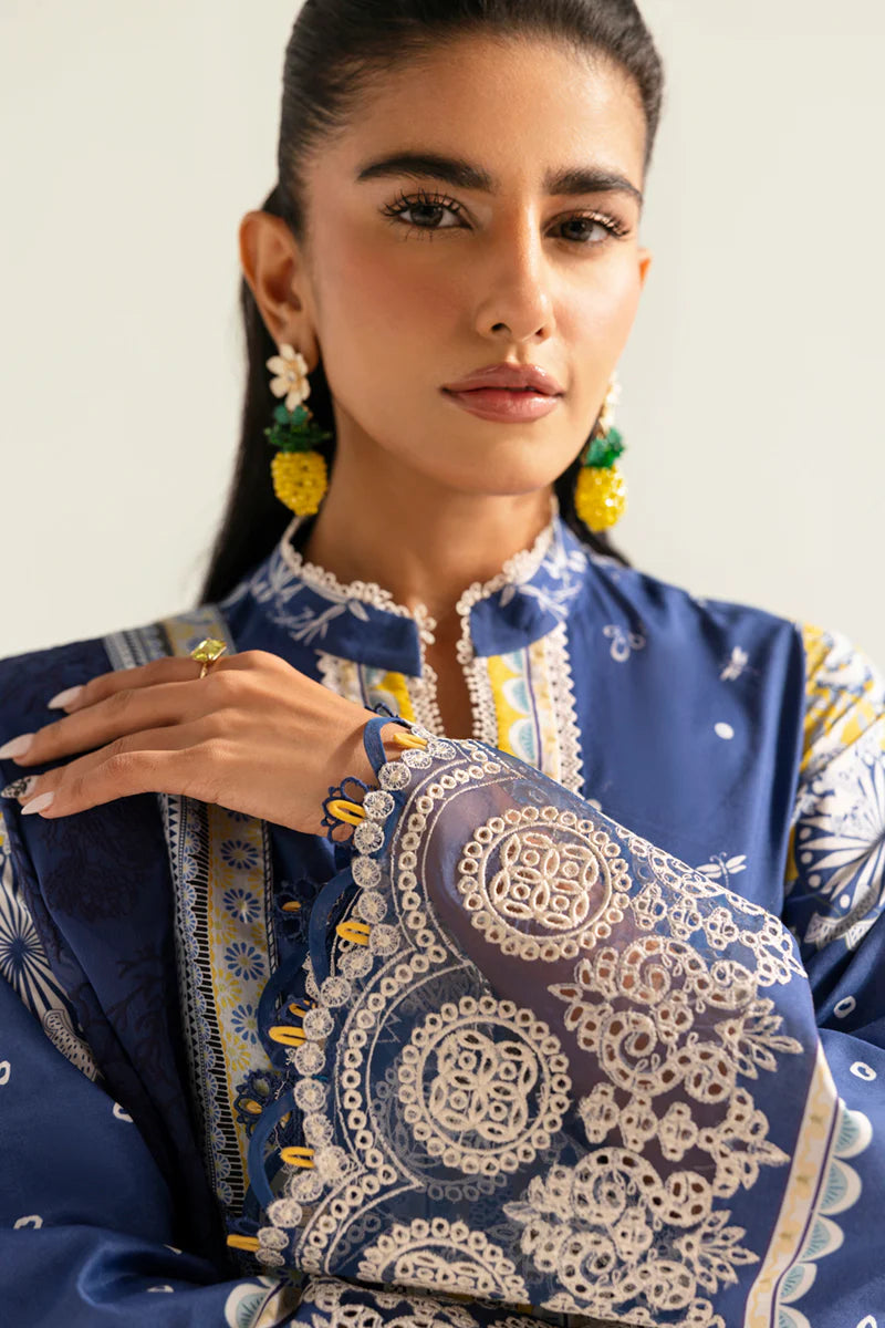 Qalamkar Qprints unstitched lawn suits - 2025 - Hina