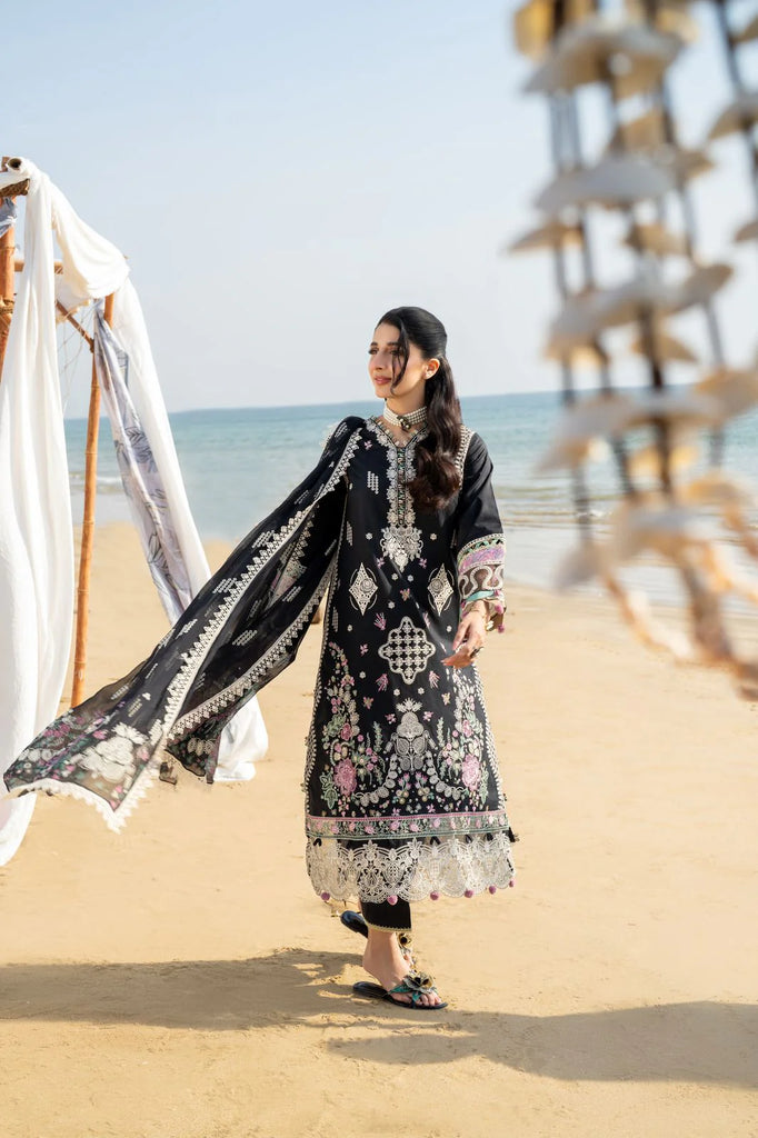 Saagar by aabyaan luxury festive unstitched lawn suits 2025 |Talia - AS-08