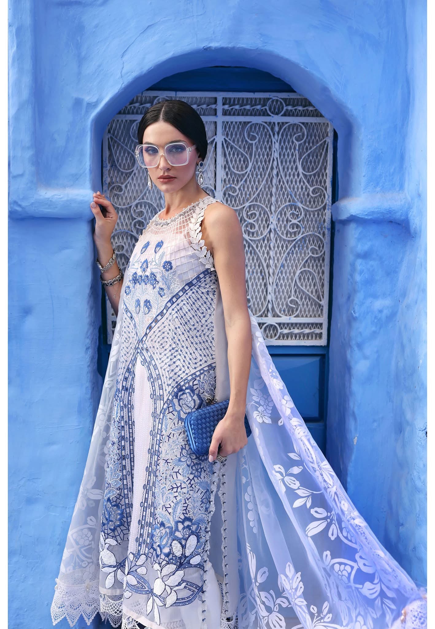 Maria B luxury lawn suits 2025 - 10A