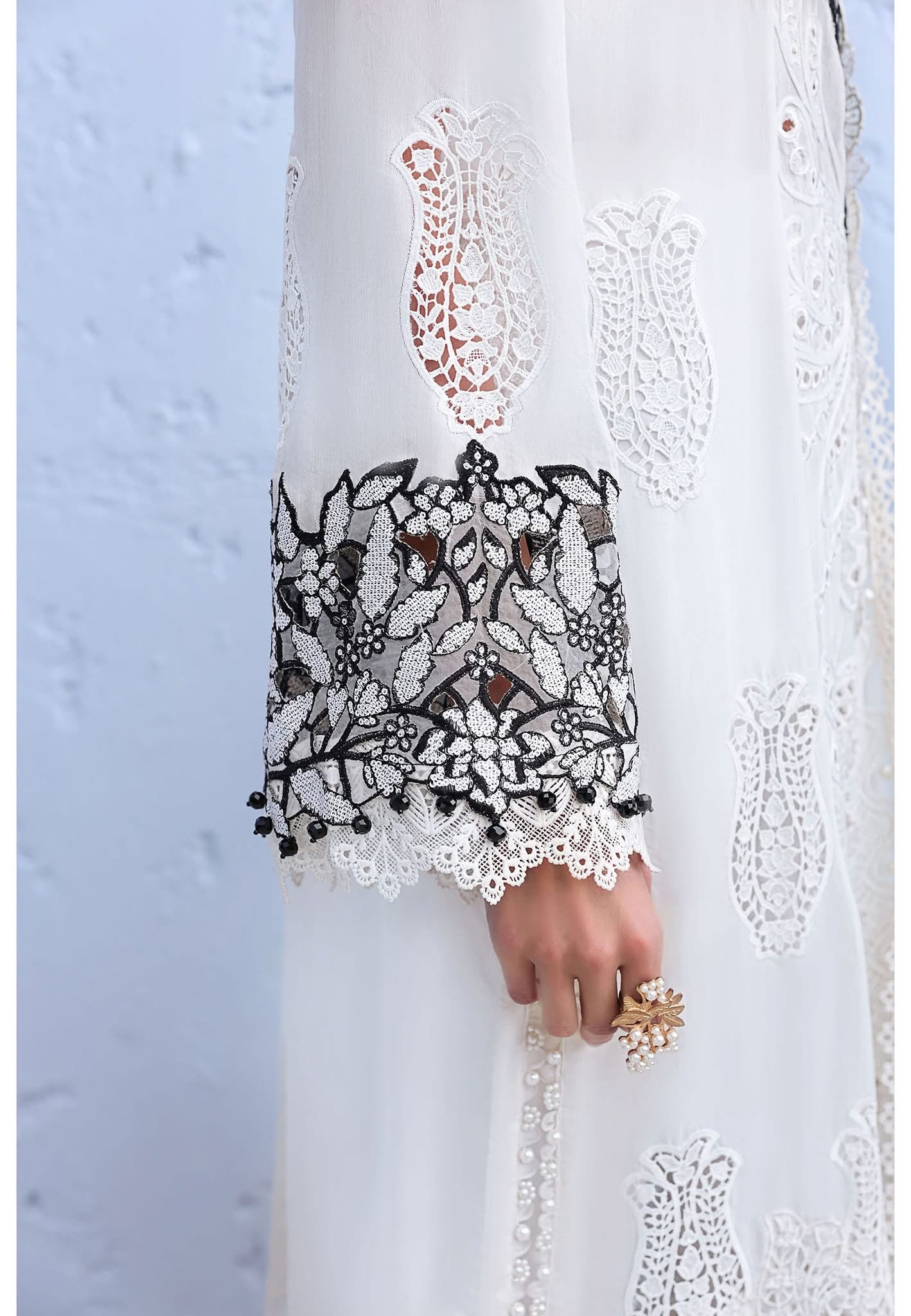 Maria B luxury lawn suits 2025 - 5A