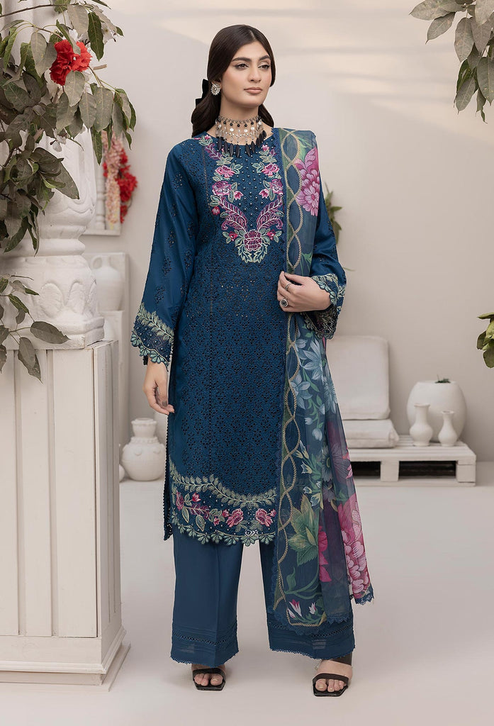 Adan’s libas Ezlyn unstitched lawn collection 2025 - Design 04