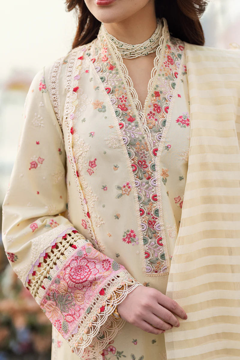 Qalamkar Sahil luxury unstitched lawn suits 2025 - FK-14-Scarlett
