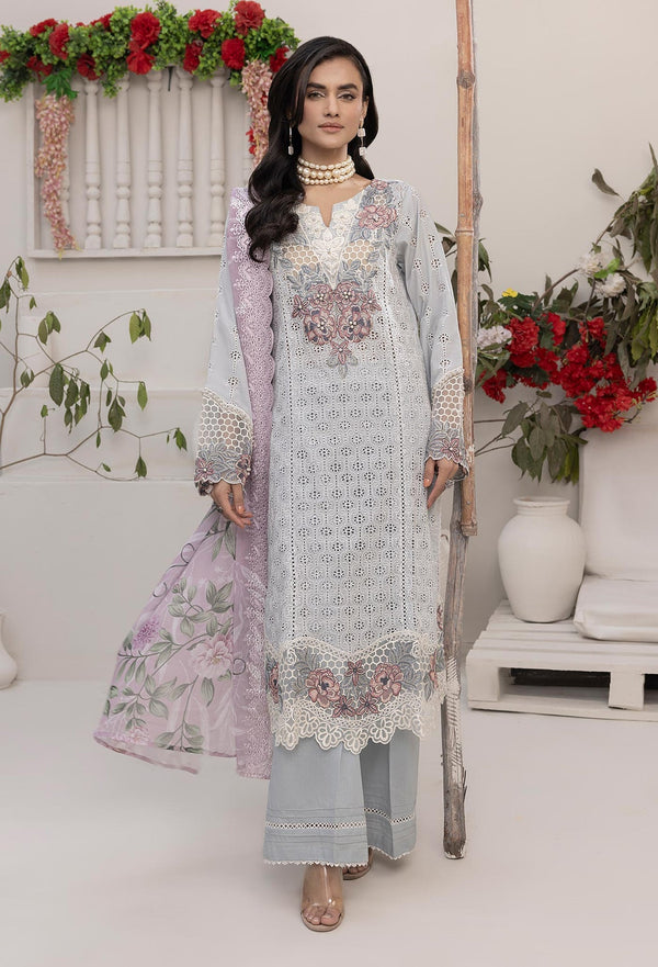Adan’s libas Ezlyn unstitched lawn collection 2025 - Design 05
