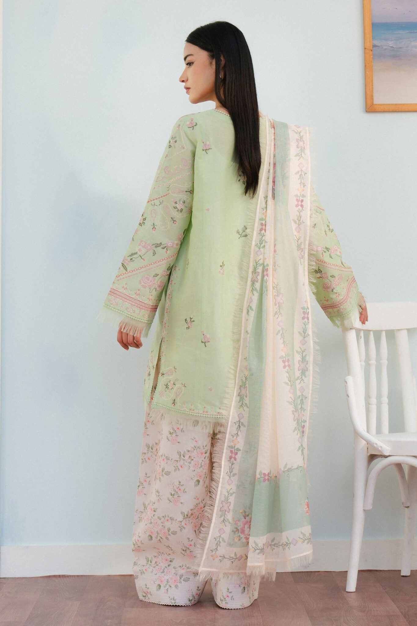 Coco by Zara Shahjahan Embroidered lawn suits 2025 - 2A