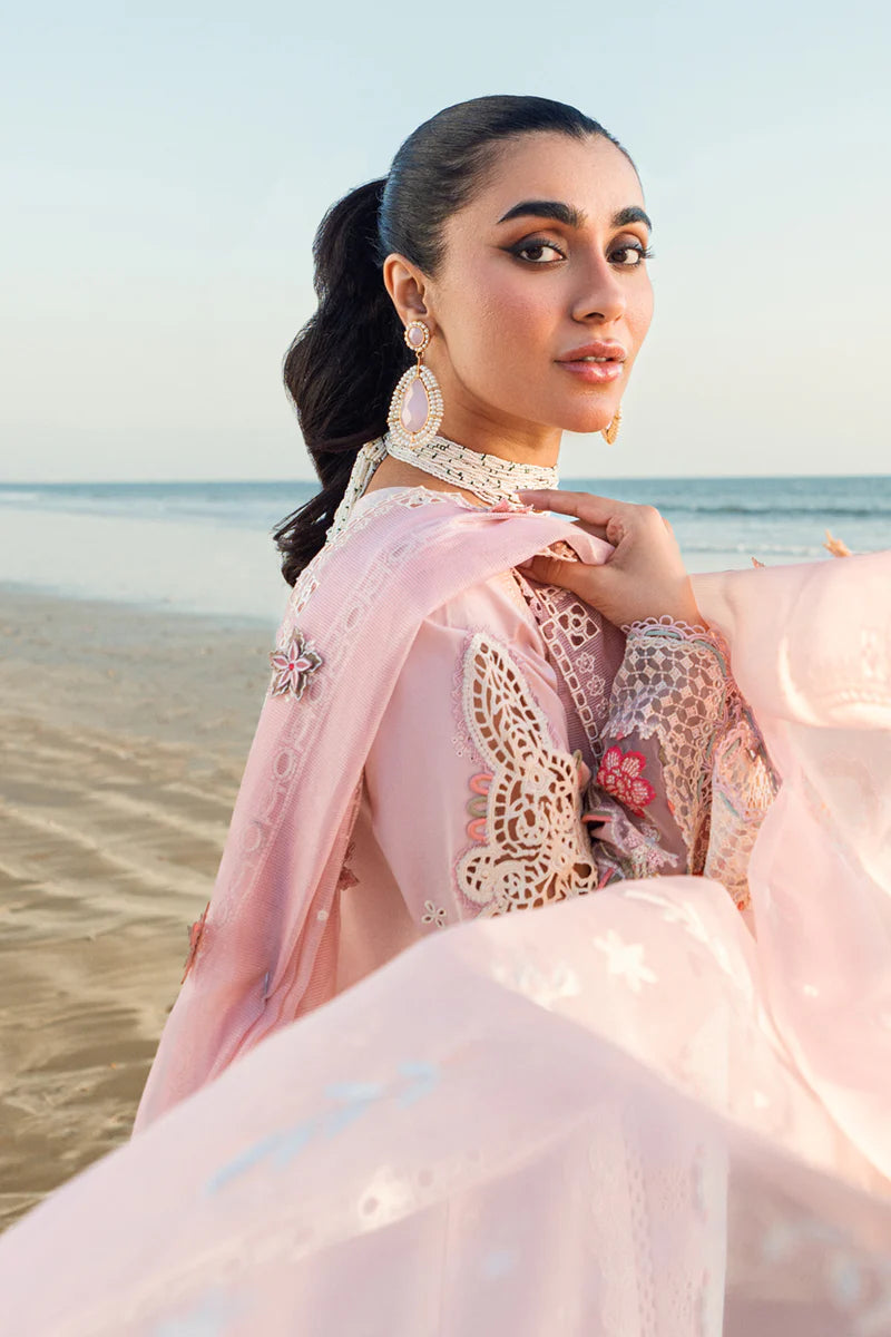Qalamkar Sahil luxury unstitched lawn suits 2025 - FK-08