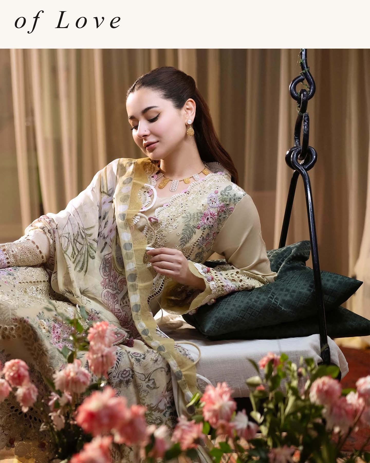 Jade ombré intezar ft. Hania Aamir lawn suits 2025 - 20698