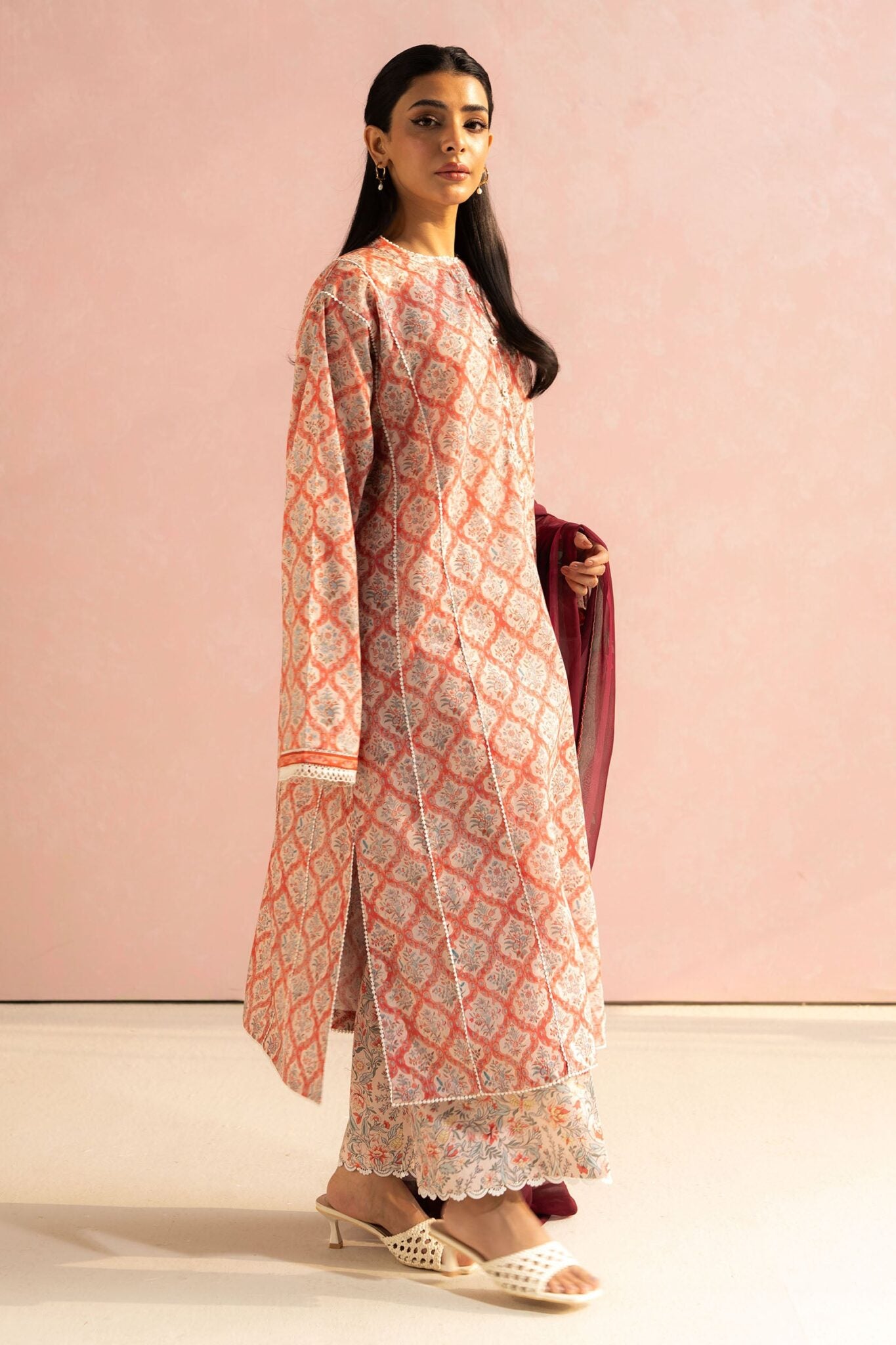 Coco prints unstitched lawn suits by Zara Shahjahan 2025| Amaya - 10A