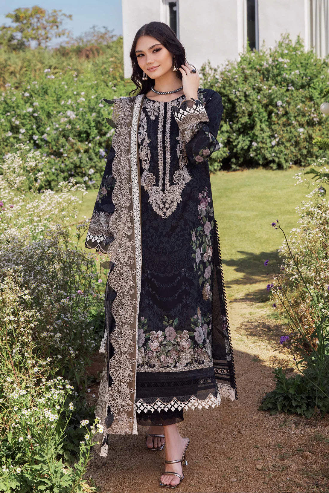 Jade Needle Wonder unstitched lawn collection 2025 - 20746