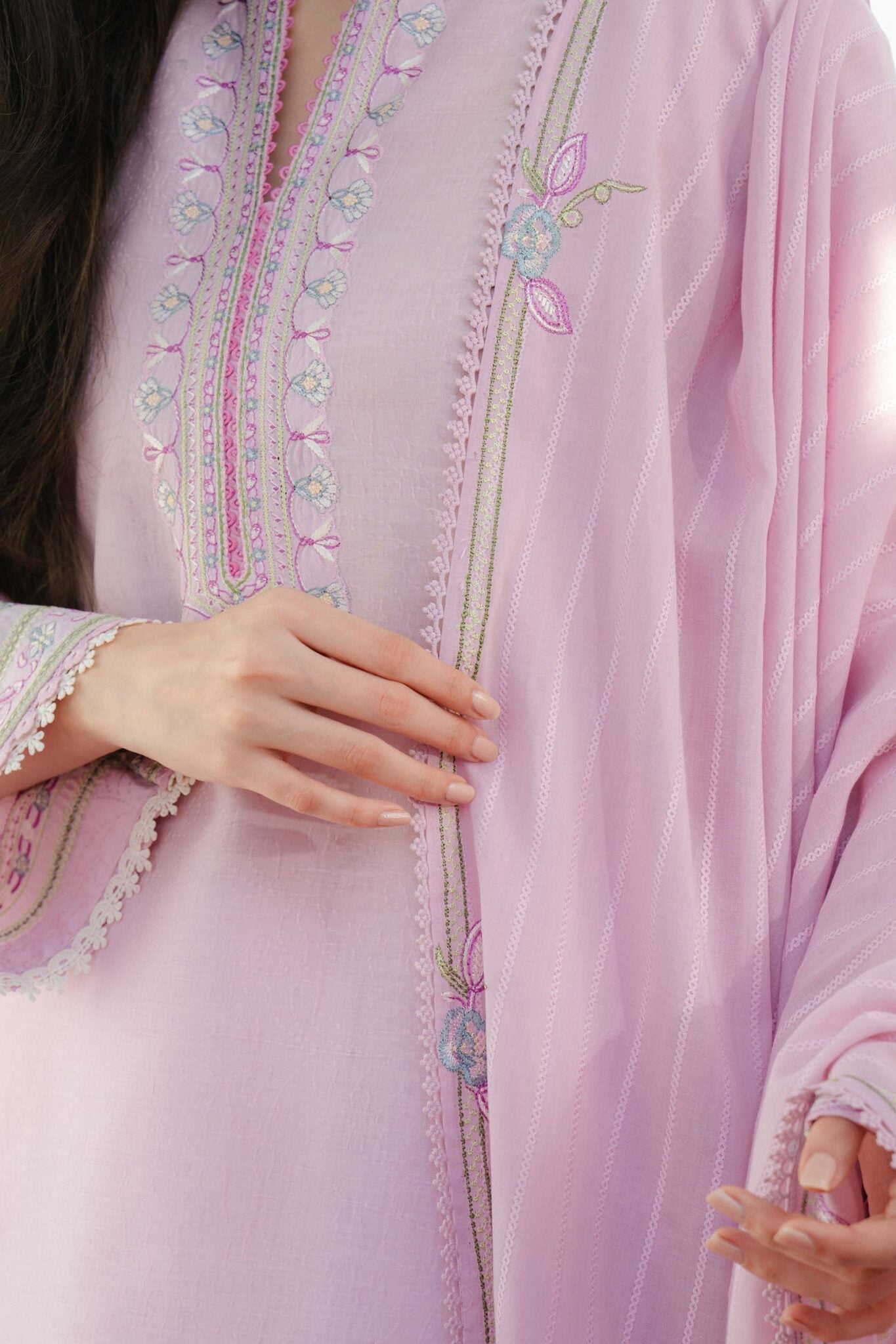 Coco by Zara Shahjahan Embroidered lawn suits 2025 - 9B