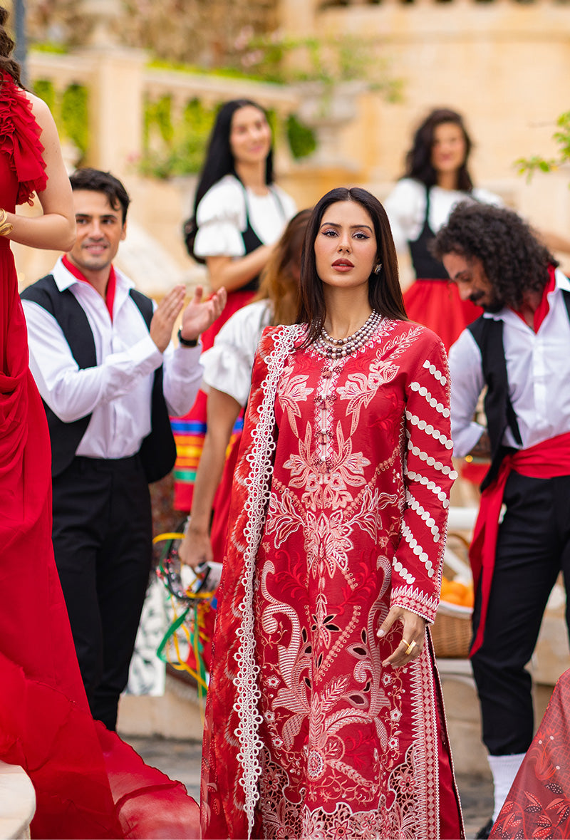 Mushq Luxury Lawn Suits | 2024 | Te Amo | AMORE AFFAIR