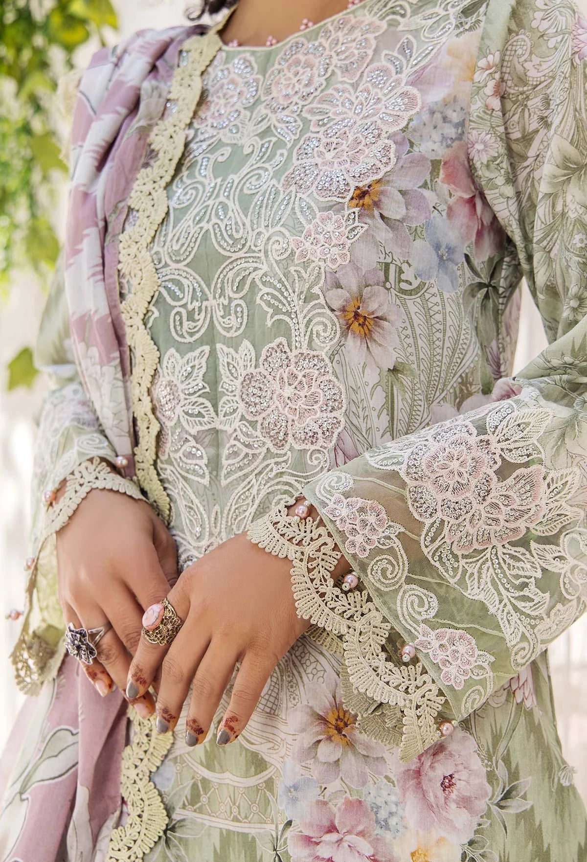 Adan libas prints unstitched lawn suits 2025 - 1101
