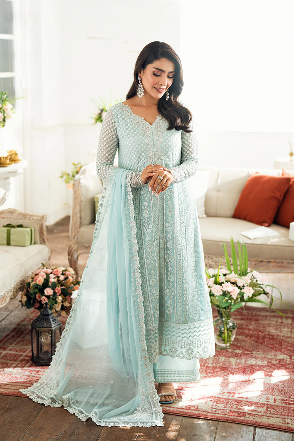 Azure Luxe Eid Drop 3 Chiffon Collection 2025 - Azure Glow
