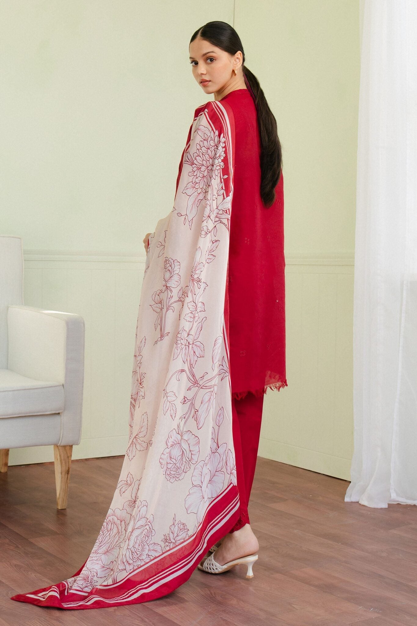 Coco by Zara Shahjahan Embroidered lawn suits 2025 - 6A