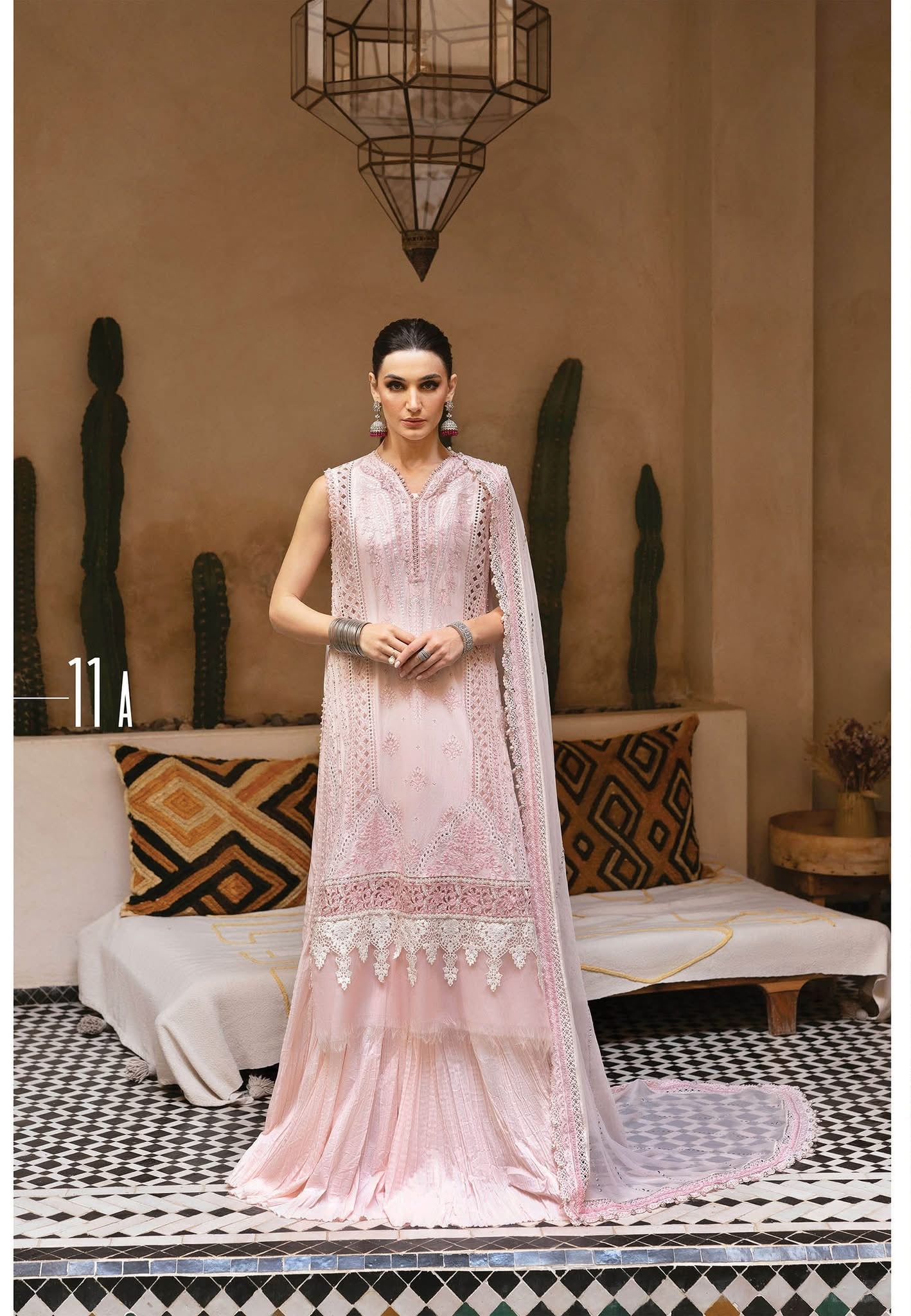 Maria B luxury lawn suits 2025 - 11A