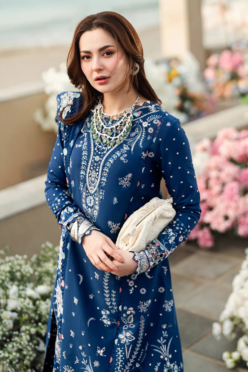 Qalamkar Sahil luxury unstitched lawn suits 2025 - FK-05