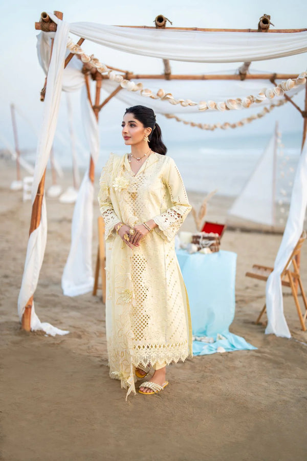Saagar by aabyaan luxury festive unstitched lawn suits 2025 |Sofina - AS-07