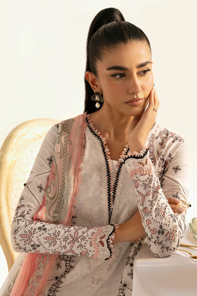 Qalamkar Qprints unstitched lawn suits - 2025 - Lyra