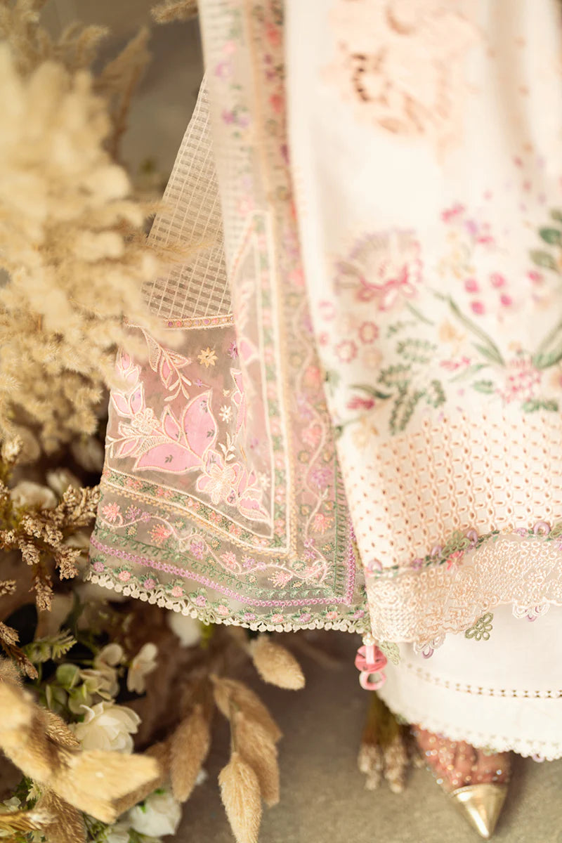 Qalamkar Sahil luxury unstitched lawn suits 2025 - FK-12-Lily